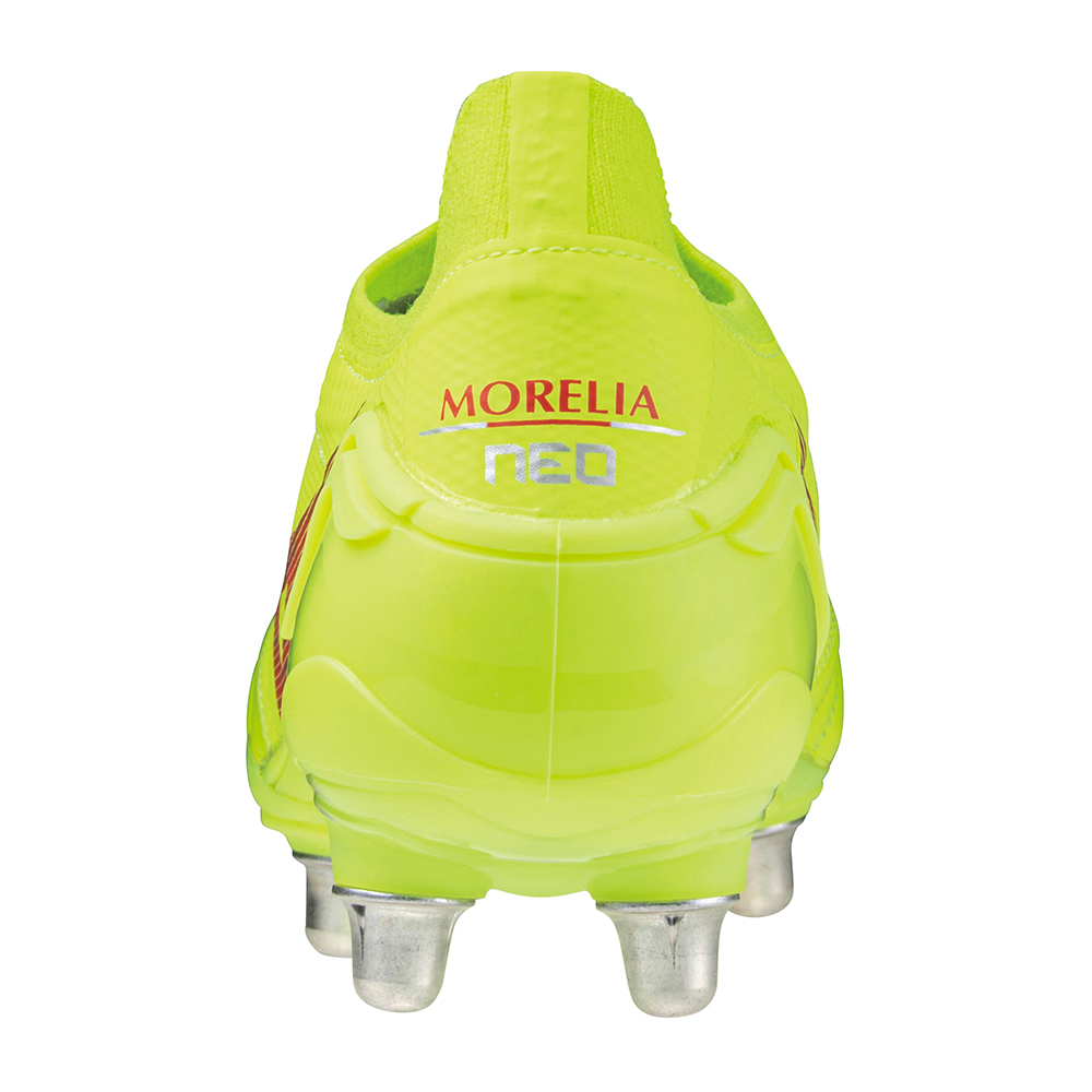 MIZUNO MORELIA NEO IV BETA SI SAFETY YELLOW/FIERY CORAL 2/SAFETY