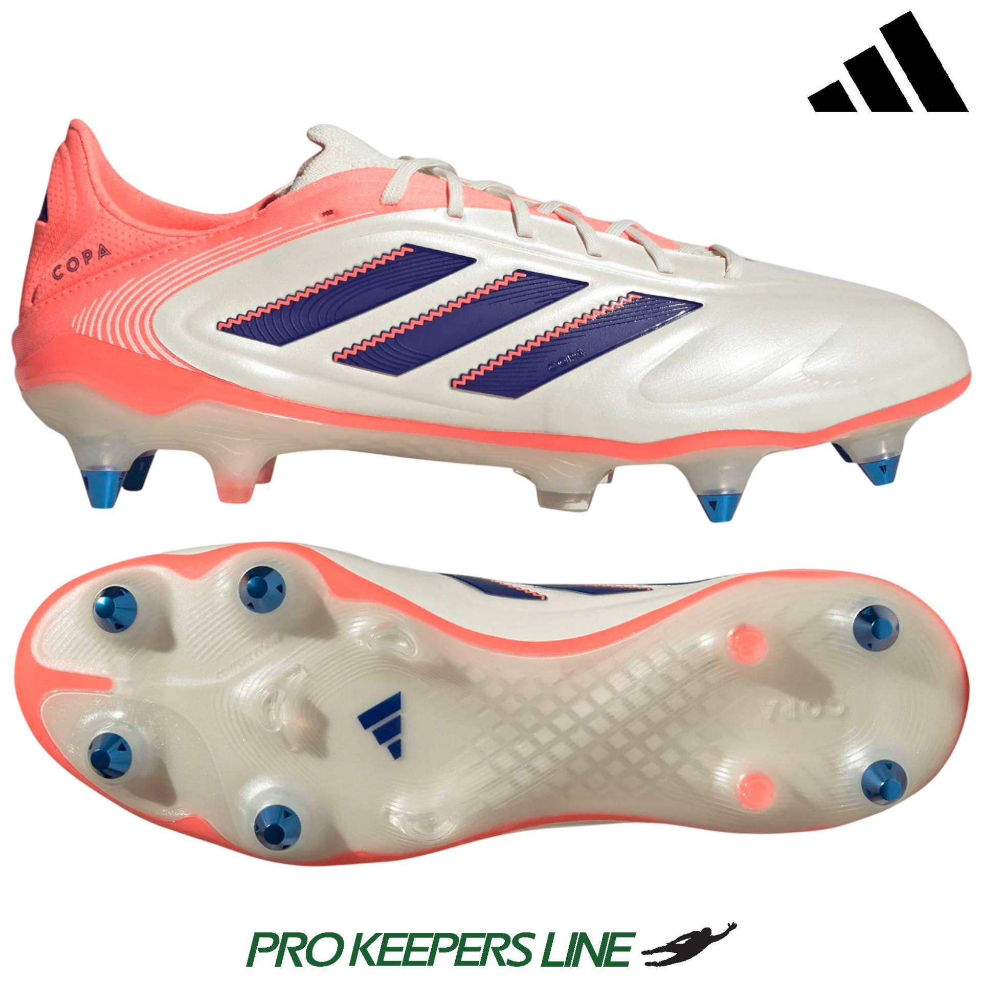 ADIDAS COPA PURE III ELITE SG  WHITE/LUCID BLUE/SIGNAL CORAL