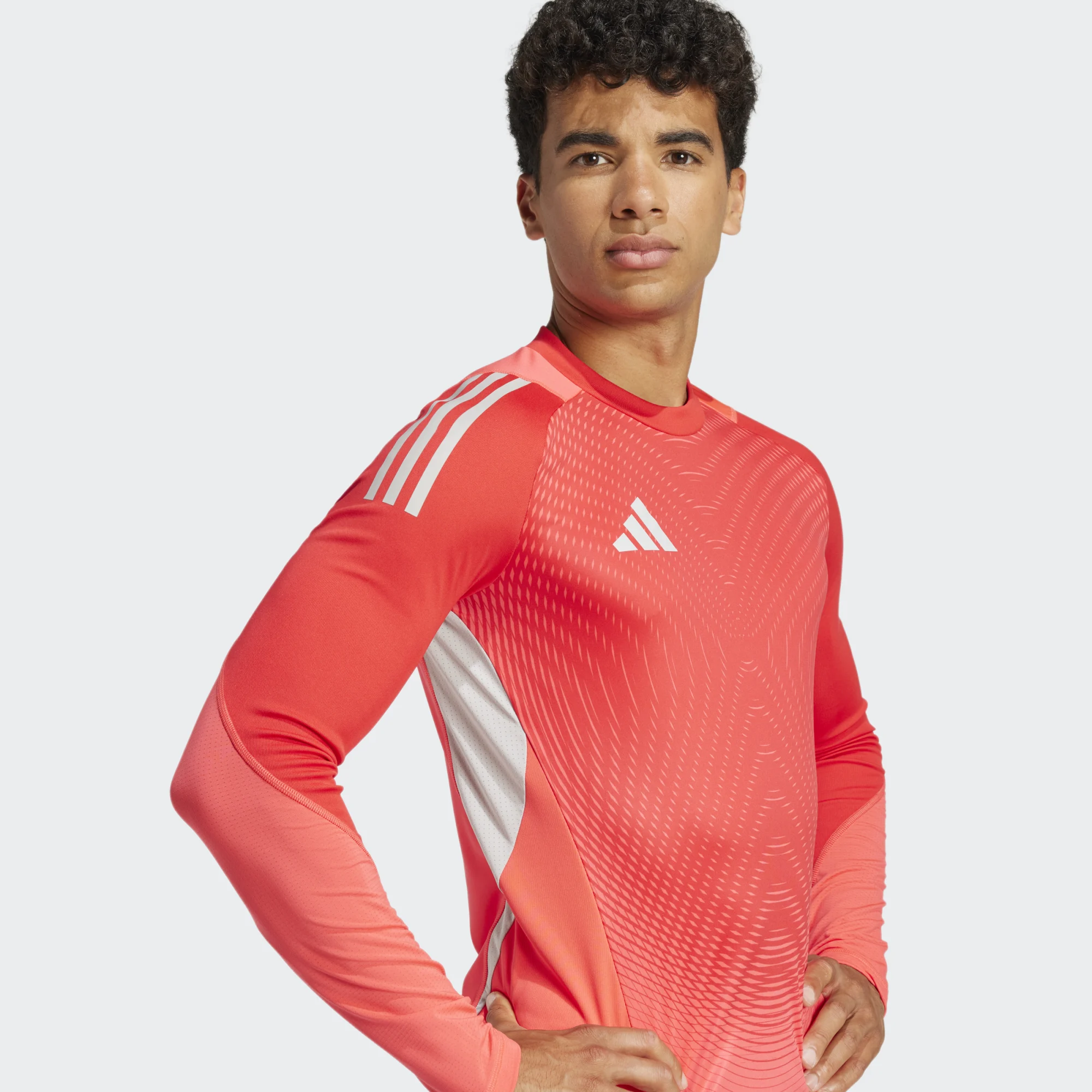 ADIDAS TIRO25 PRO GK JERSEY LS SHOCK RED