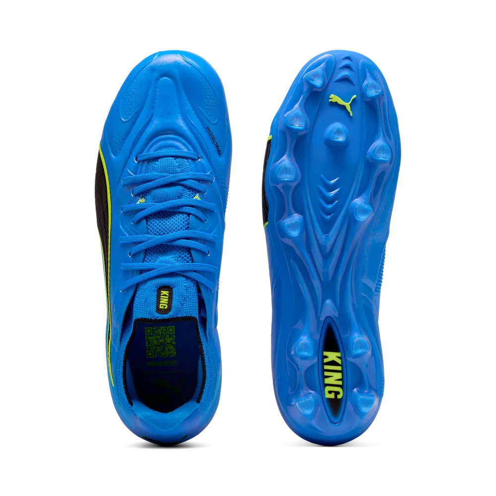 PUMA KING 20 ULTIMATE FG/AG ULTRA BLUE-LIME SQUEEZE-PUMA BLACK
