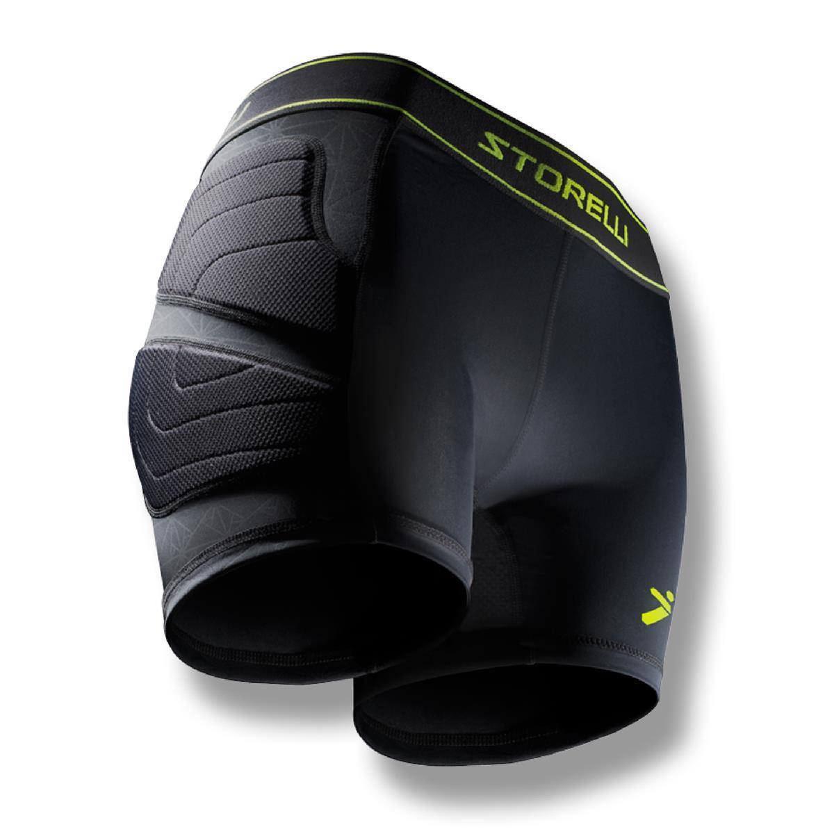 Storelli BodyShield Impact Sliders - High-Impact Protection Undershorts For Soccer, White, X-Large