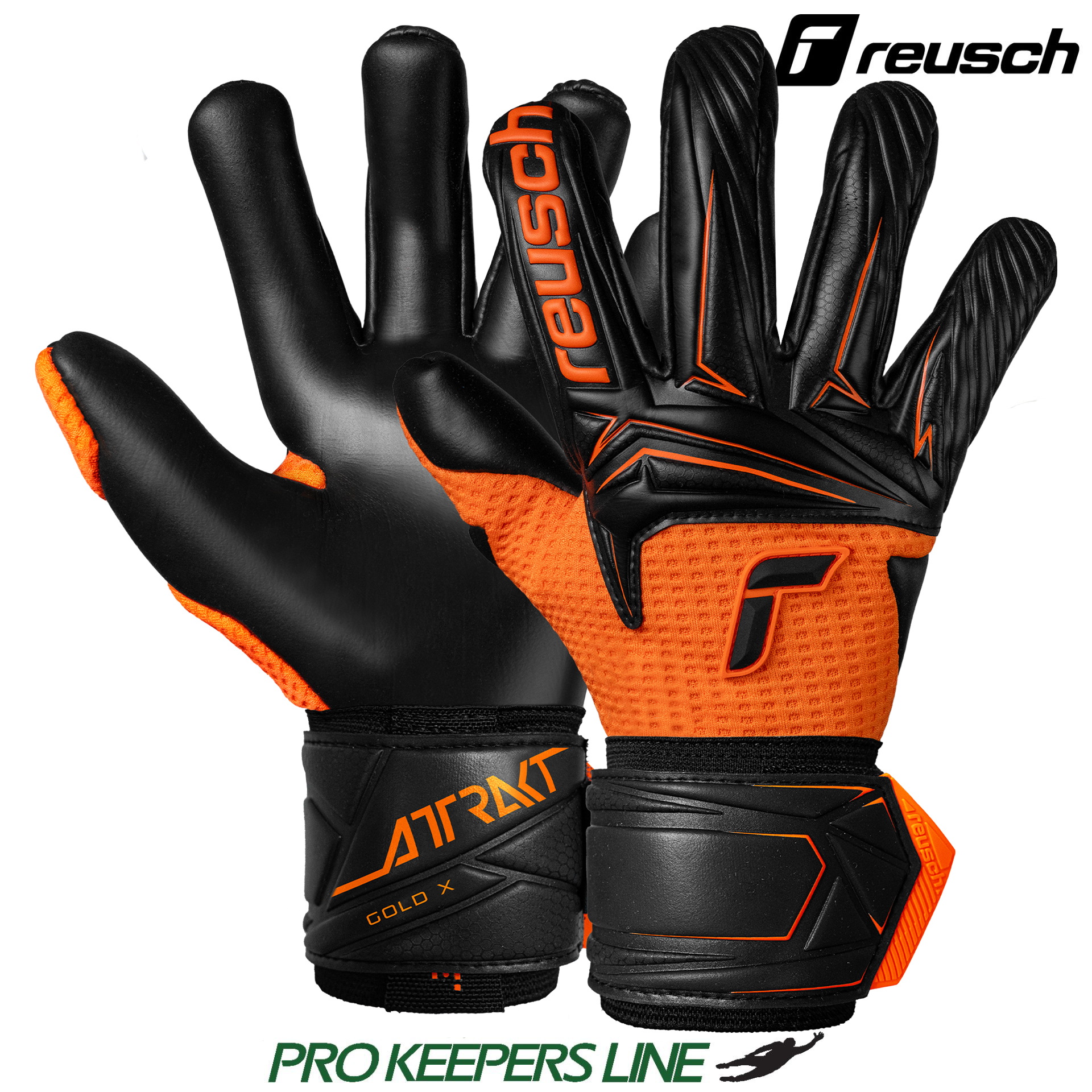 REUSCH ATTRAKT GOLD X OUTLAST® TROPIC ORANGE