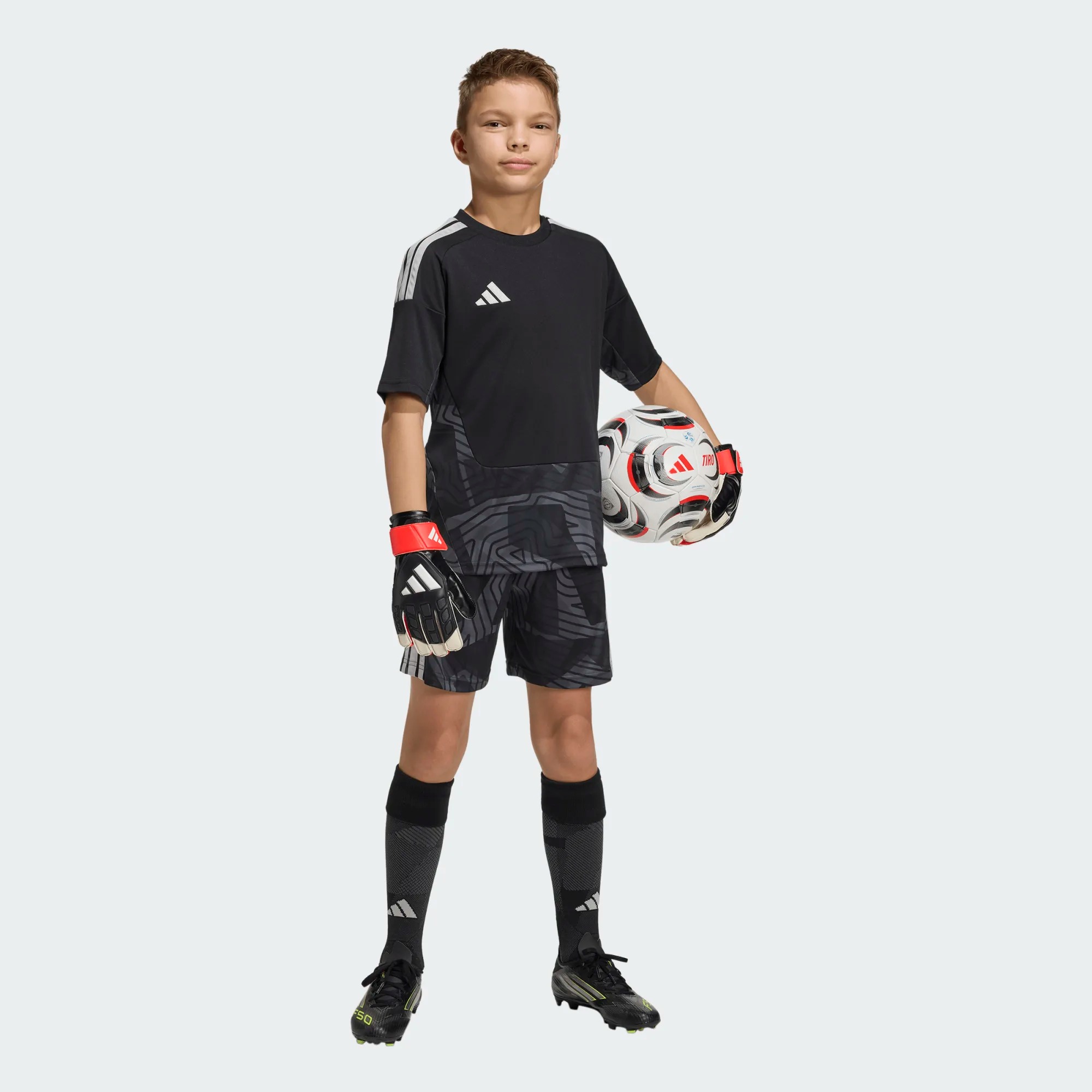 ADIDAS TIRO26 COMPETITION GK JERSEY SHORT SLEEVE BLACK JUNIOR