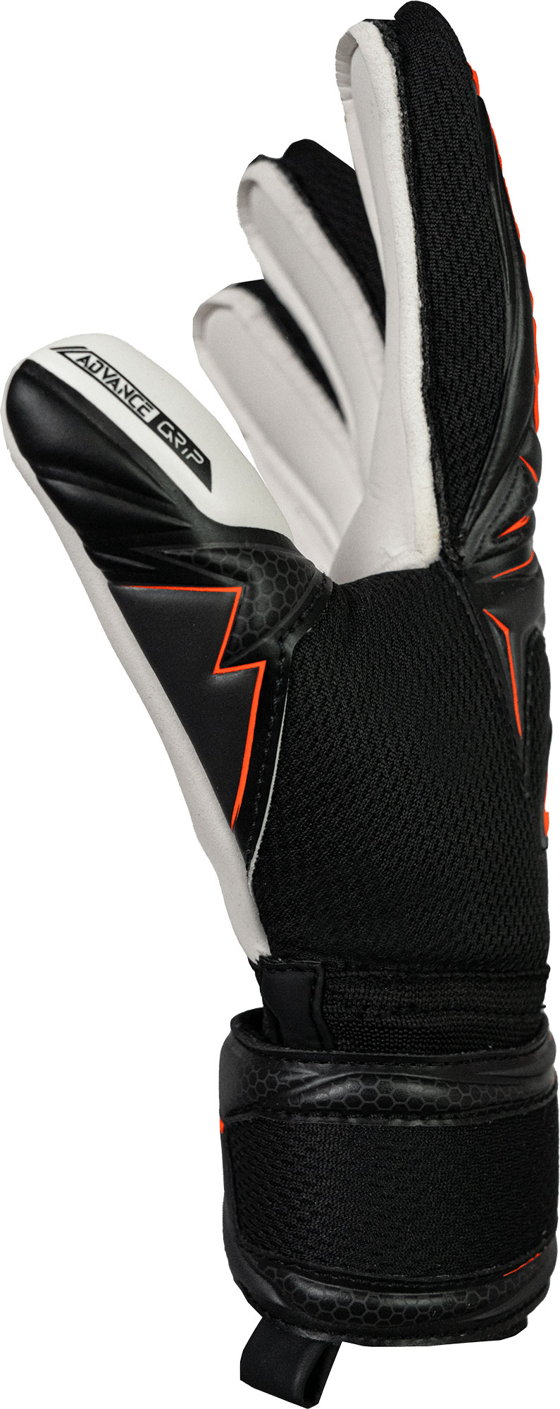 REUSCH ATTRAKT ADVANCE FINGER SUPPORT JUNIOR BLACK/SHOCKING ORANGE