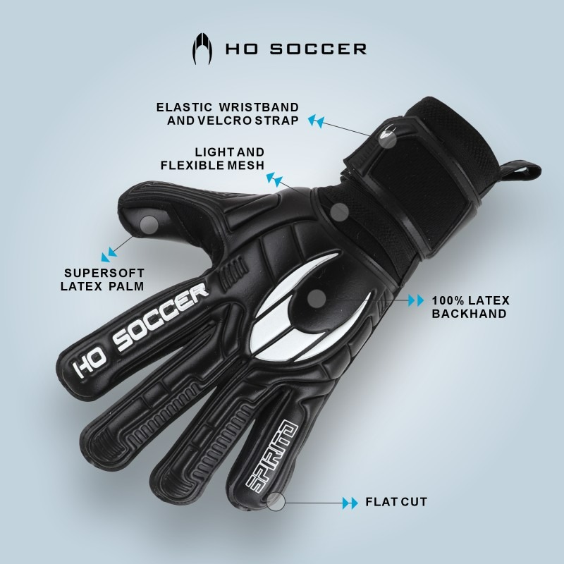 HO SOCCER SPIRITO BLACK FLAT