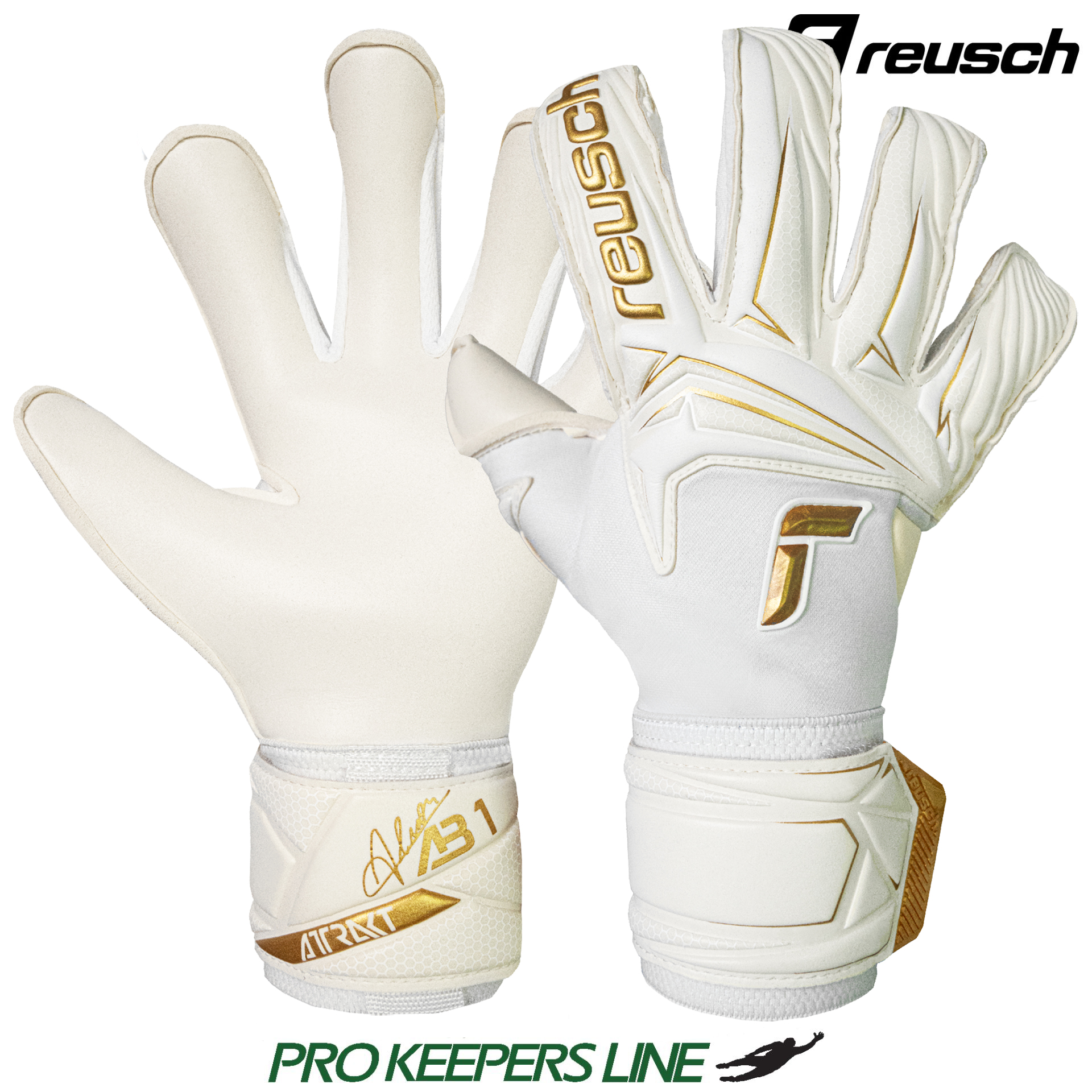 REUSCH ATTRAKT AB1 DUO WHITE/GOLD