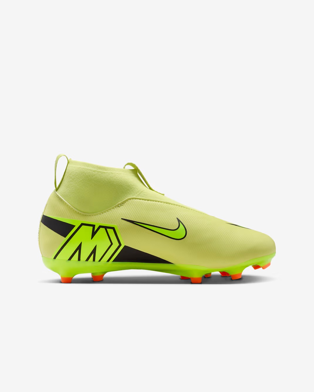 NIKE JR ZOOM SUPERFLY 10 ACADEMY FG/MG LIMELIGHT/HYPER CRIMSON/VOLT