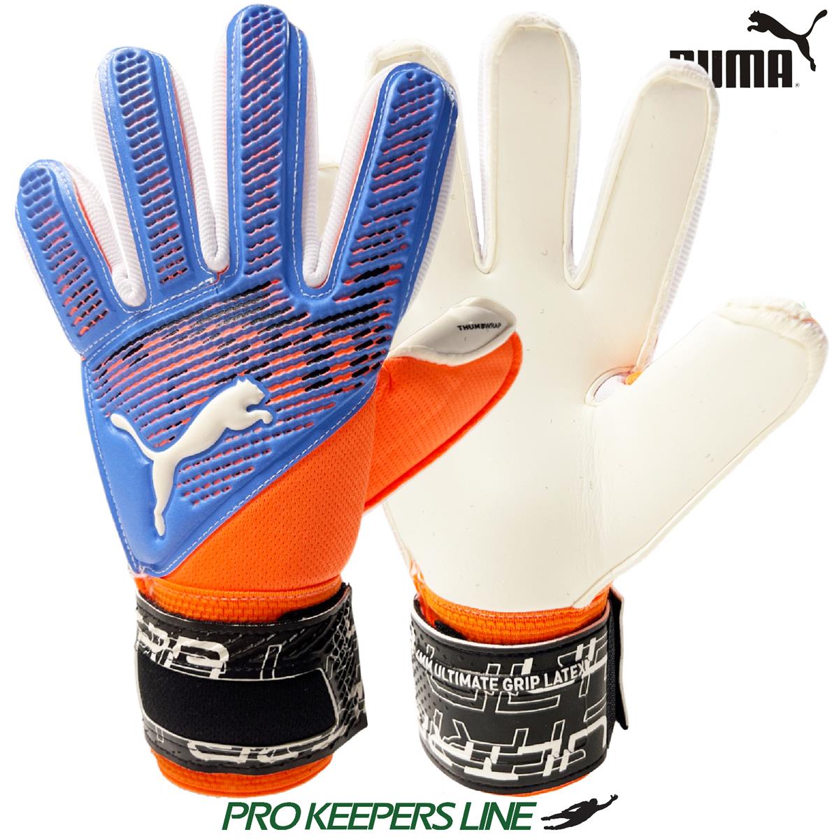 PUMA ULTRA GRIP 2 JUNIOR RC ULTRA ORANGE-BLUE GLIMMER