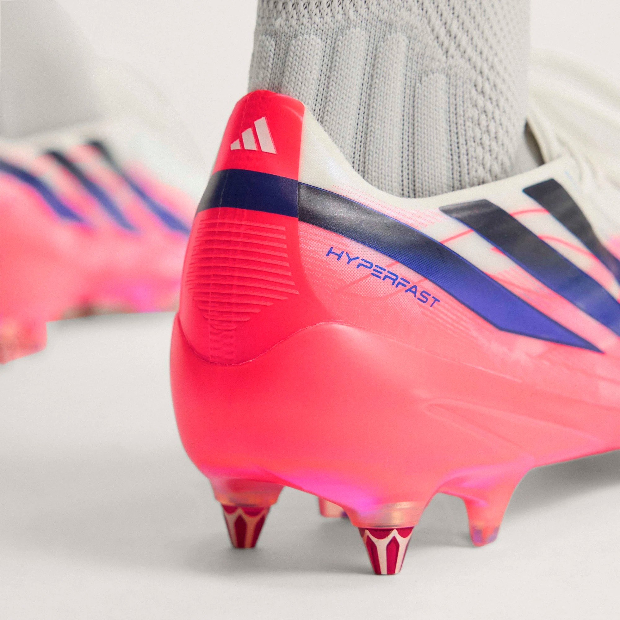 ADIDAS F50 HYPERFAST ELITE SG WHITE/SOLAR PURPLE/SOLAR TURQOUISE