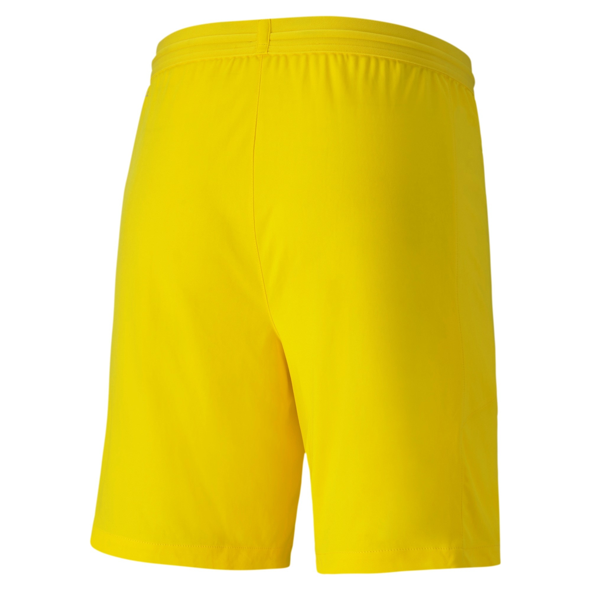 PUMA TEAMFINAL 21 KNIT SHORTS CYBER YELLOW