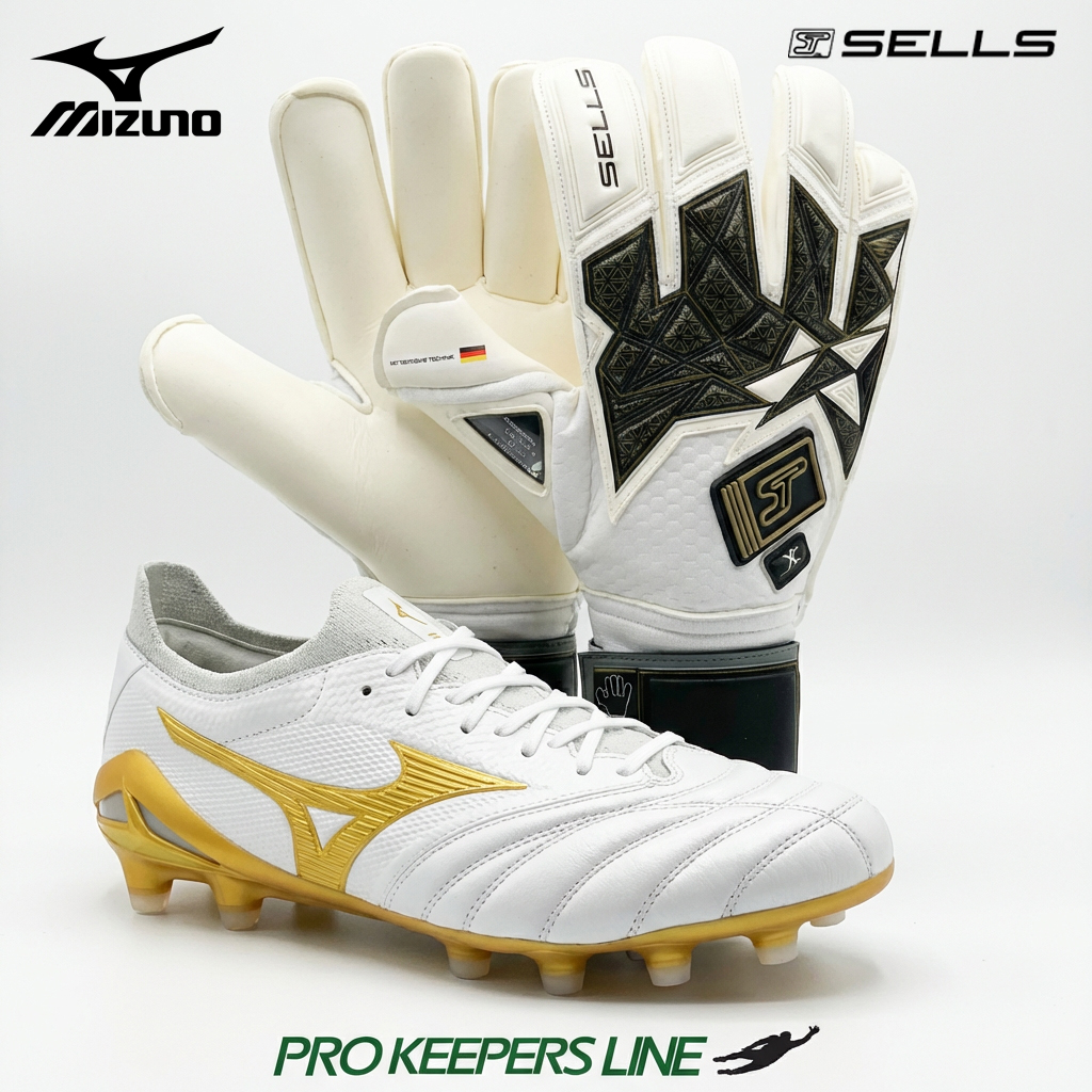 BOOTS/GLOVES WHITE/GOLD BUNDLE DEAL