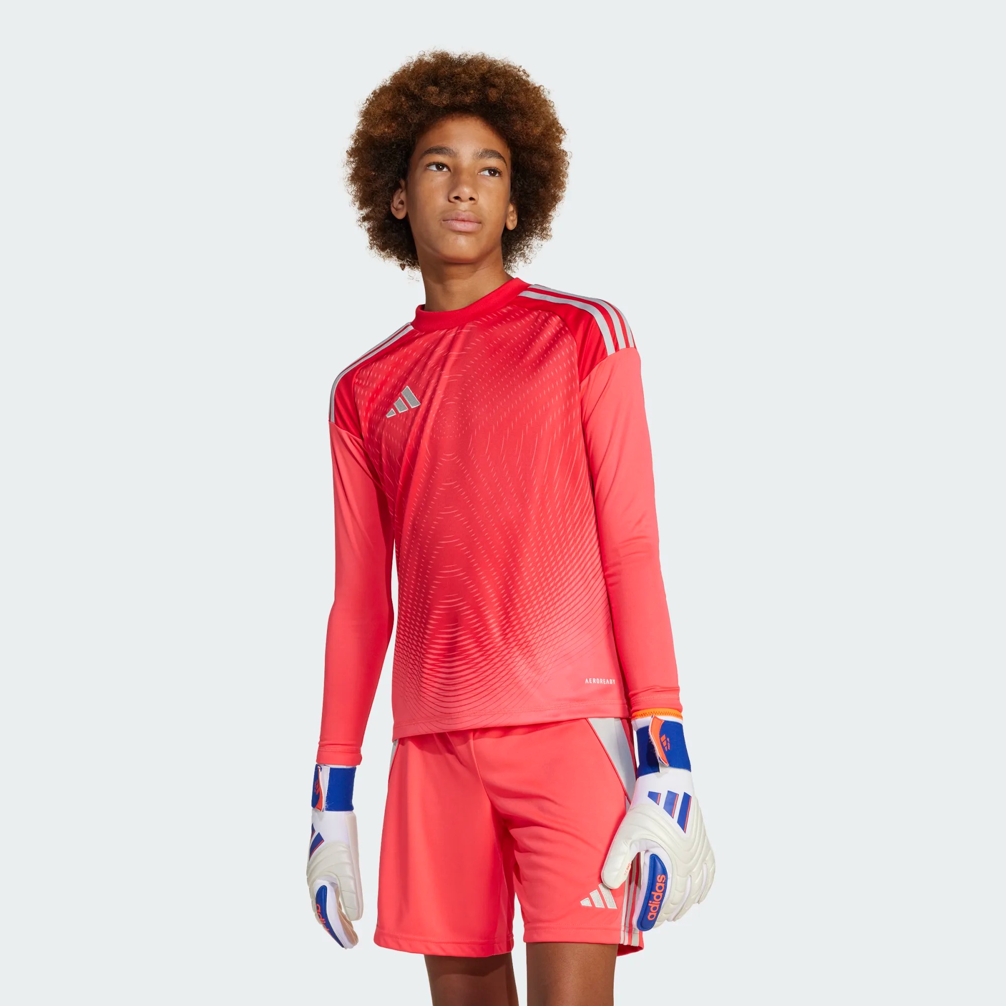 ADIDAS TIRO25 COMPETITION GK JERSEY LS YOUTH SHOCK RED