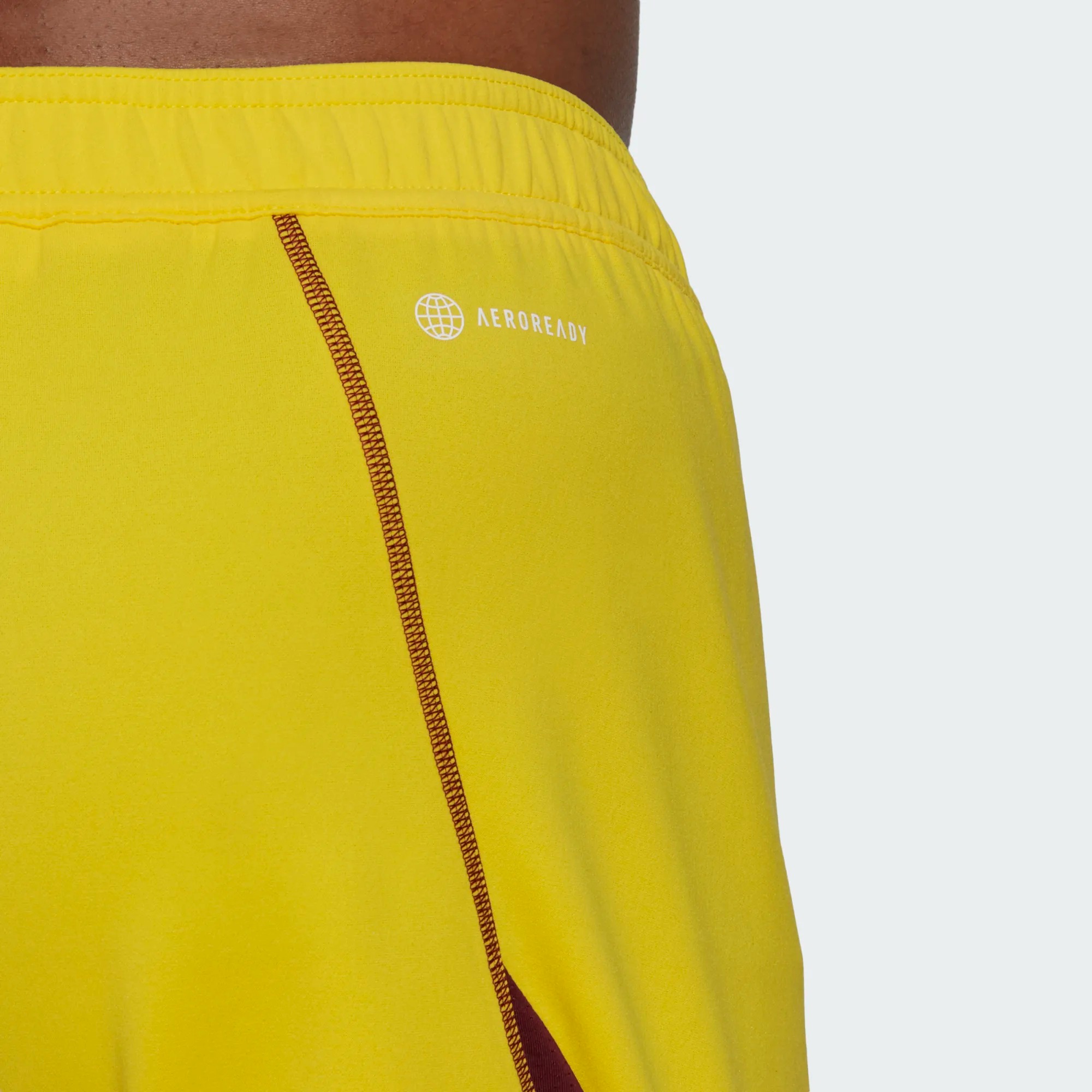 ADIDAS T23 PROMO GK SHORT TEAM YELLOW/TEAM MAROON