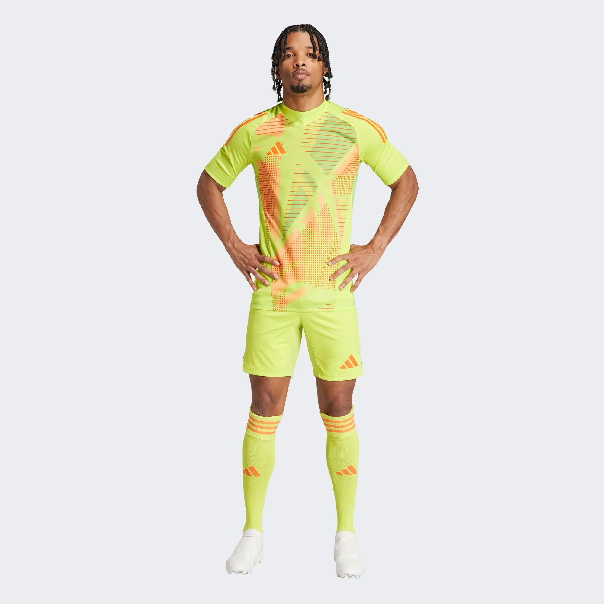 ADIDAS TIRO24 PRO GK JERSEY SHORT SLEEVE SEMI SOLAR YELLOW