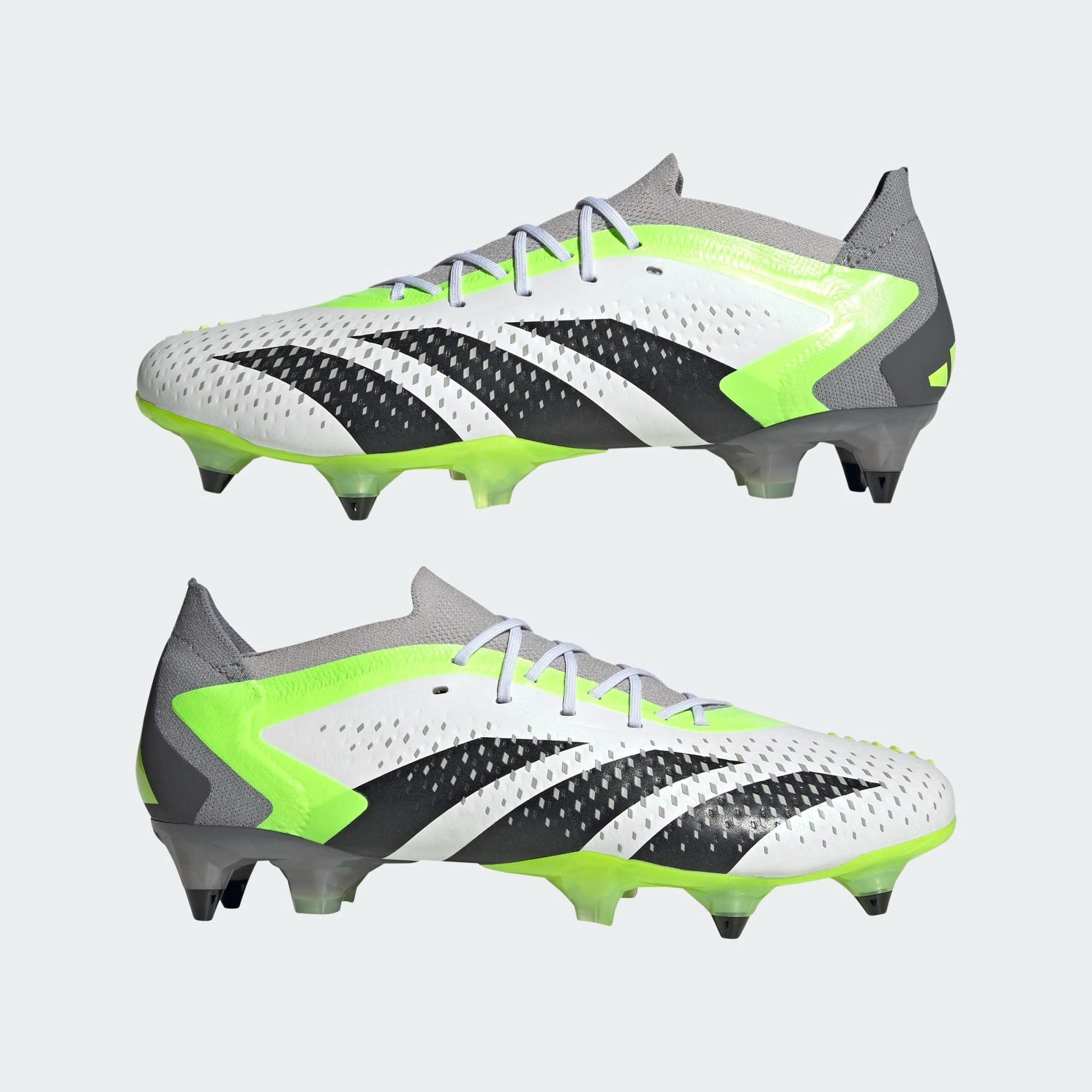 ADIDAS PREDATOR ACCURACY.1 LOW SG FOOTWEAR WHITE/CORE BLACK/LUCID LEMON