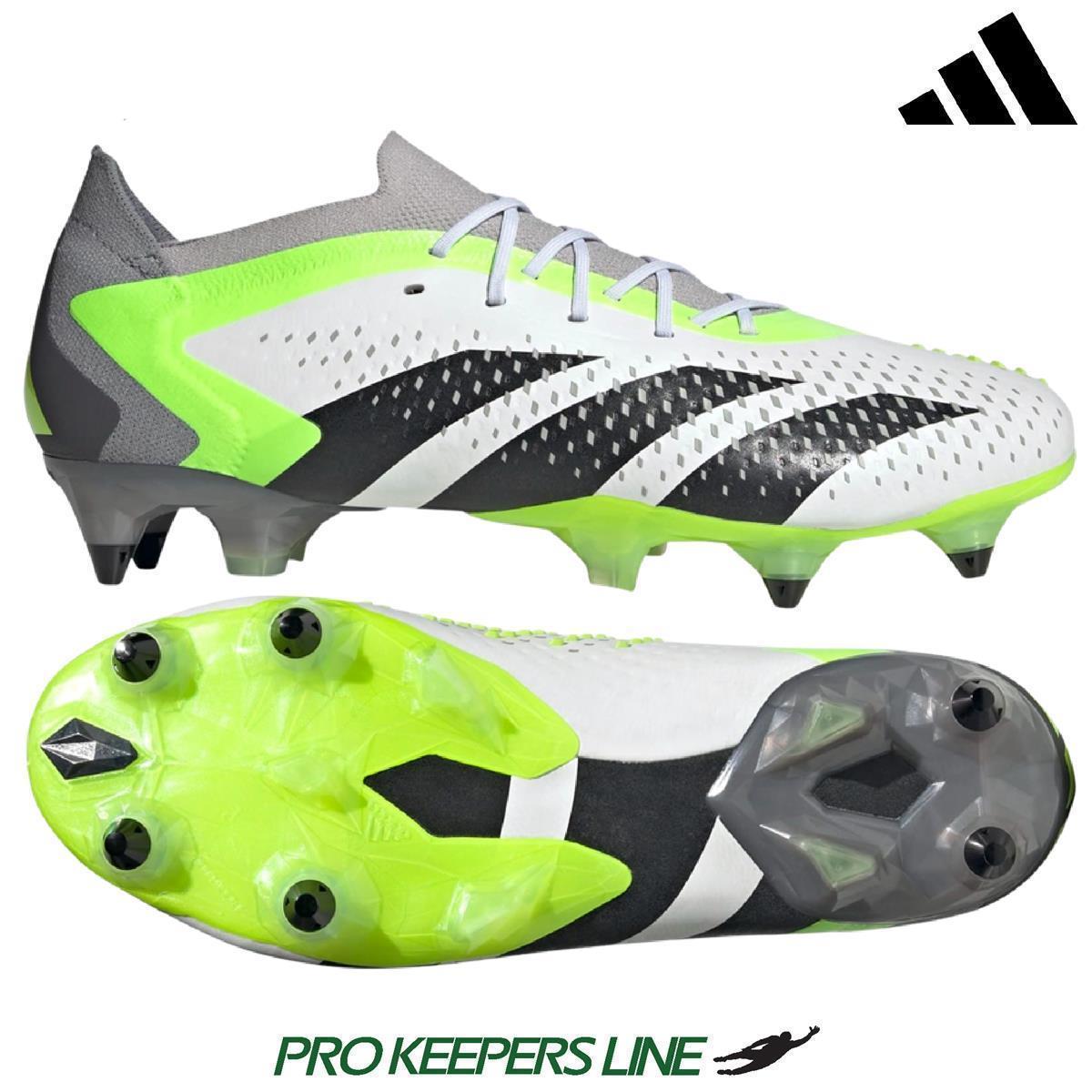 ADIDAS PREDATOR ACCURACY.1 LOW SG FOOTWEAR WHITE/CORE BLACK/LUCID LEMON