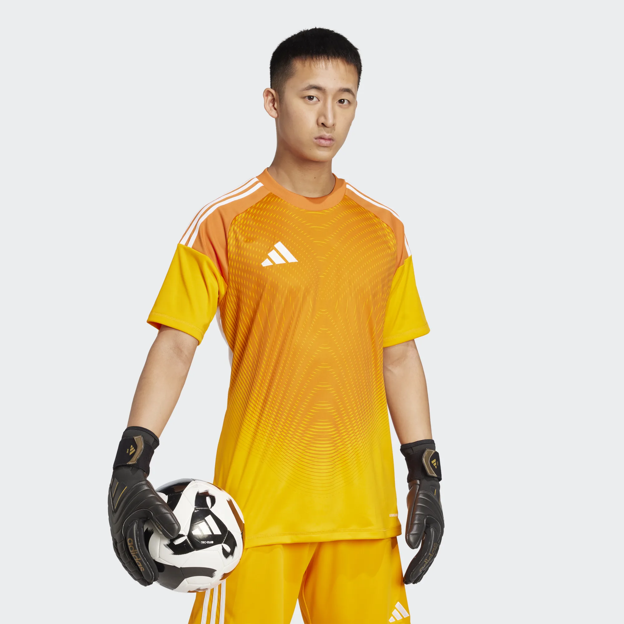 ADIDAS TIRO25 COMPETITION GK JERSEY SHORT SLEEVE CREW ORANGE ADIDAS TIRO25 COMPETITION GK JERSEY SHORT SLEEVE CREW ORANGE