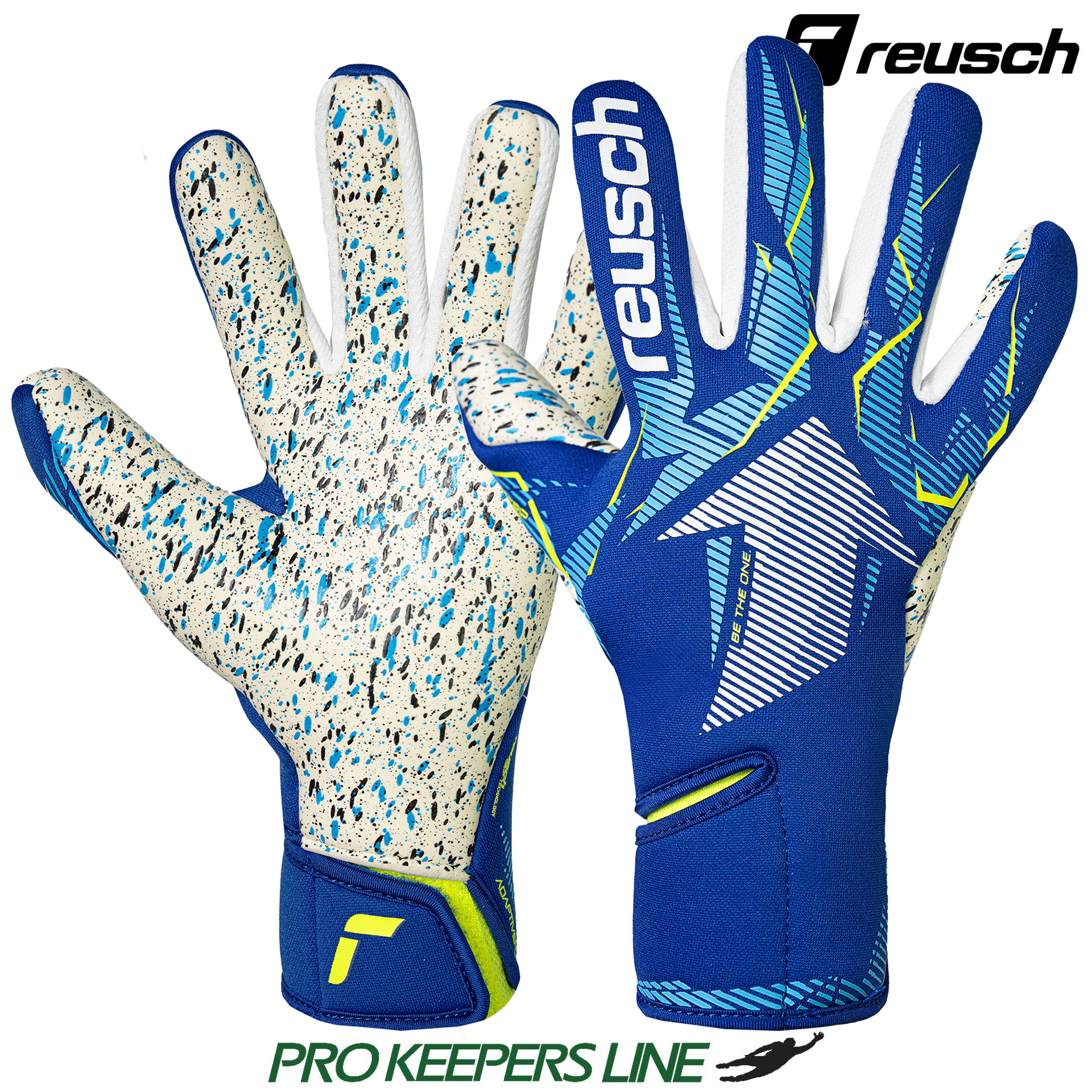 REUSCH FASTGRIP FUSION JUNIOR SHARP BLUE/WHITE