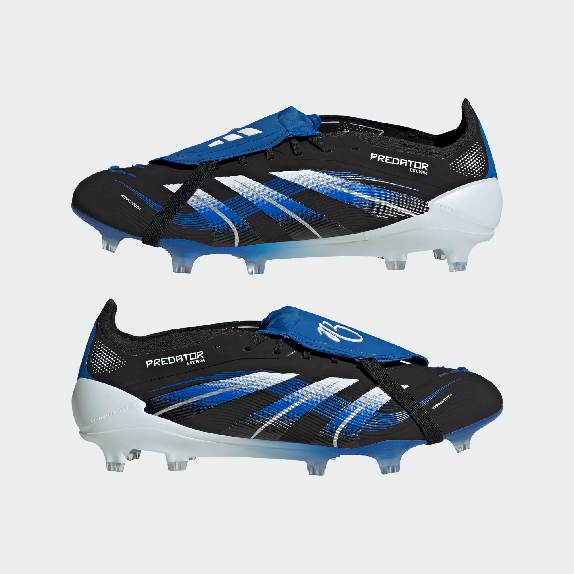 ADIDAS PREDATOR ELITE FT FG JB BLACK/WHITE/GLOW BLUE