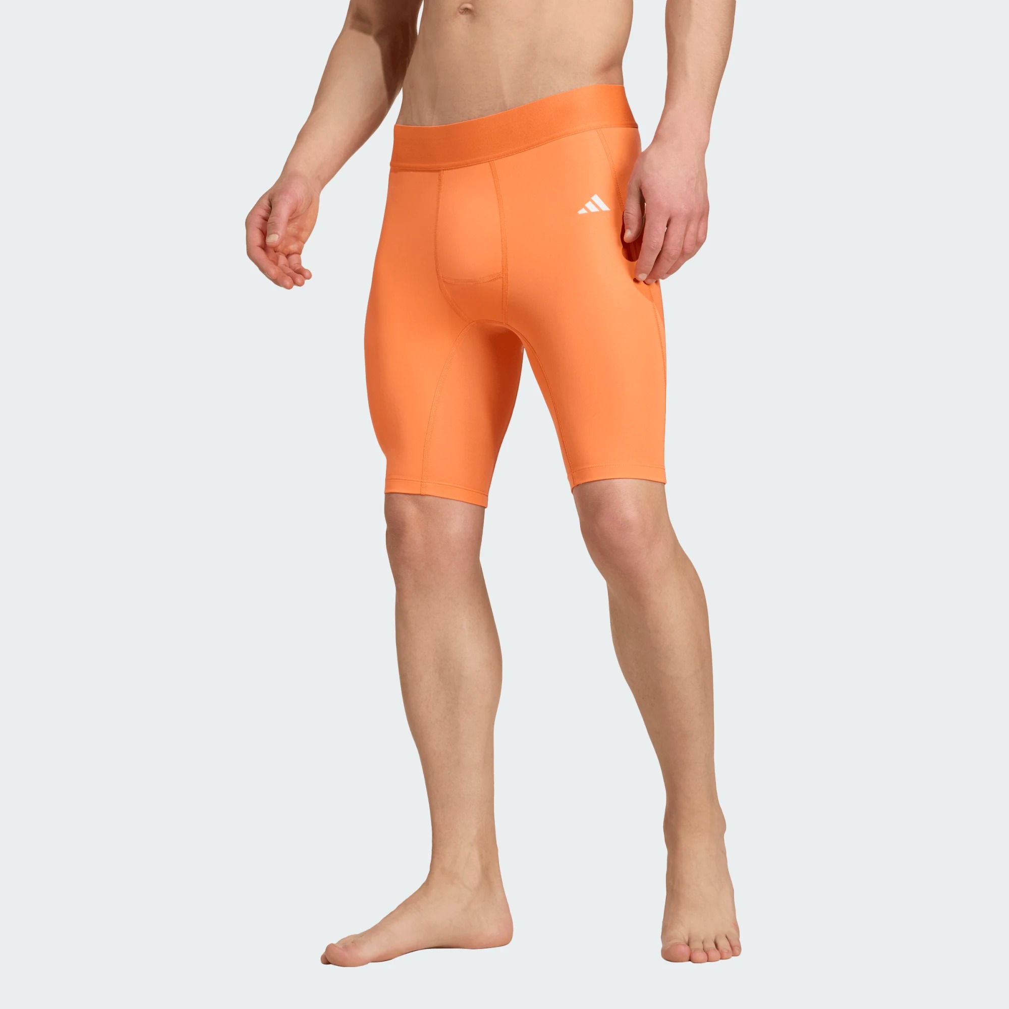 ADIDAS TF SHORT TIGHT TEAM SEMI SOLAR ORANGE