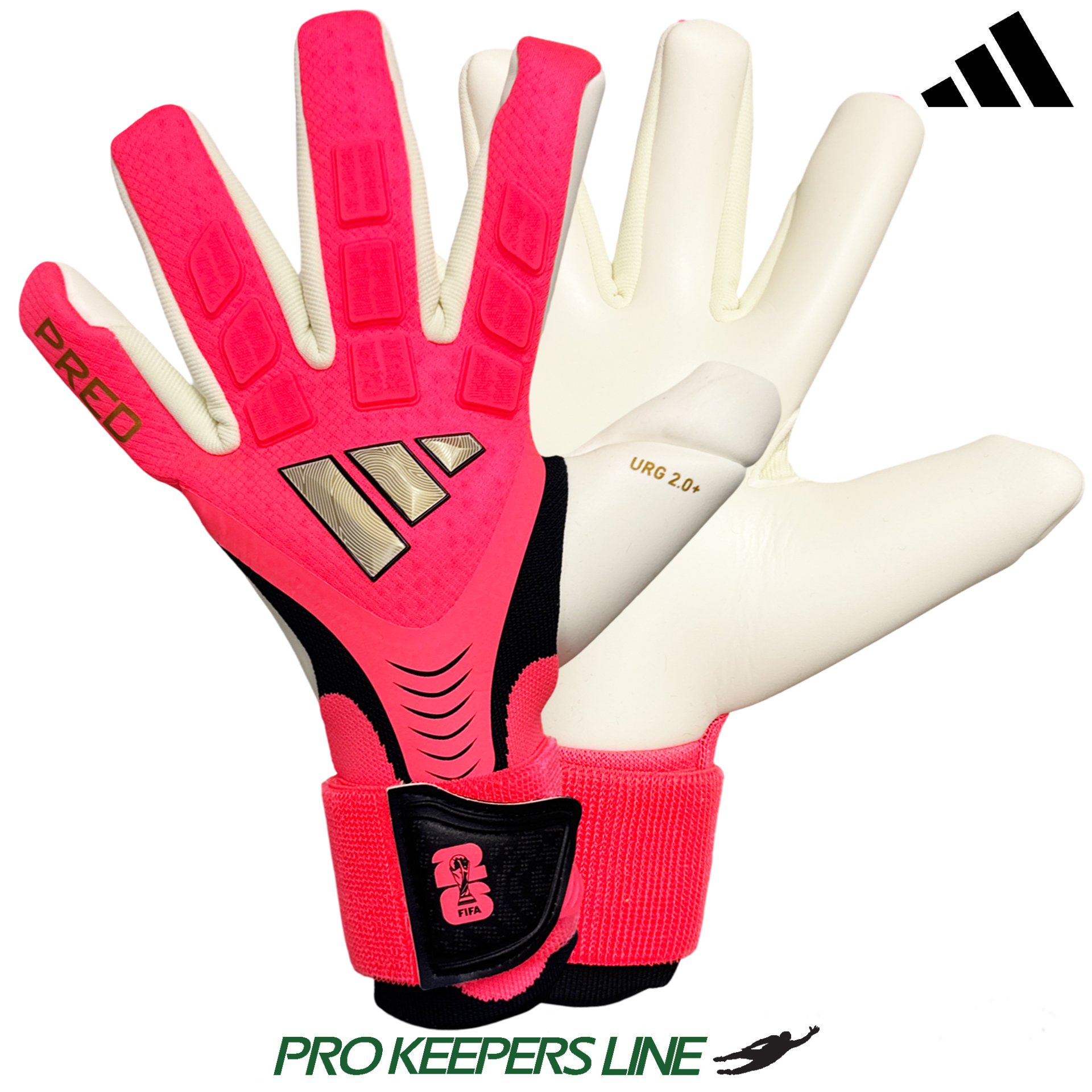 ADIDAS PREDATOR GL PRO STRAP IVORY/SOLAR TURQUOISE/GOLD METALLIC