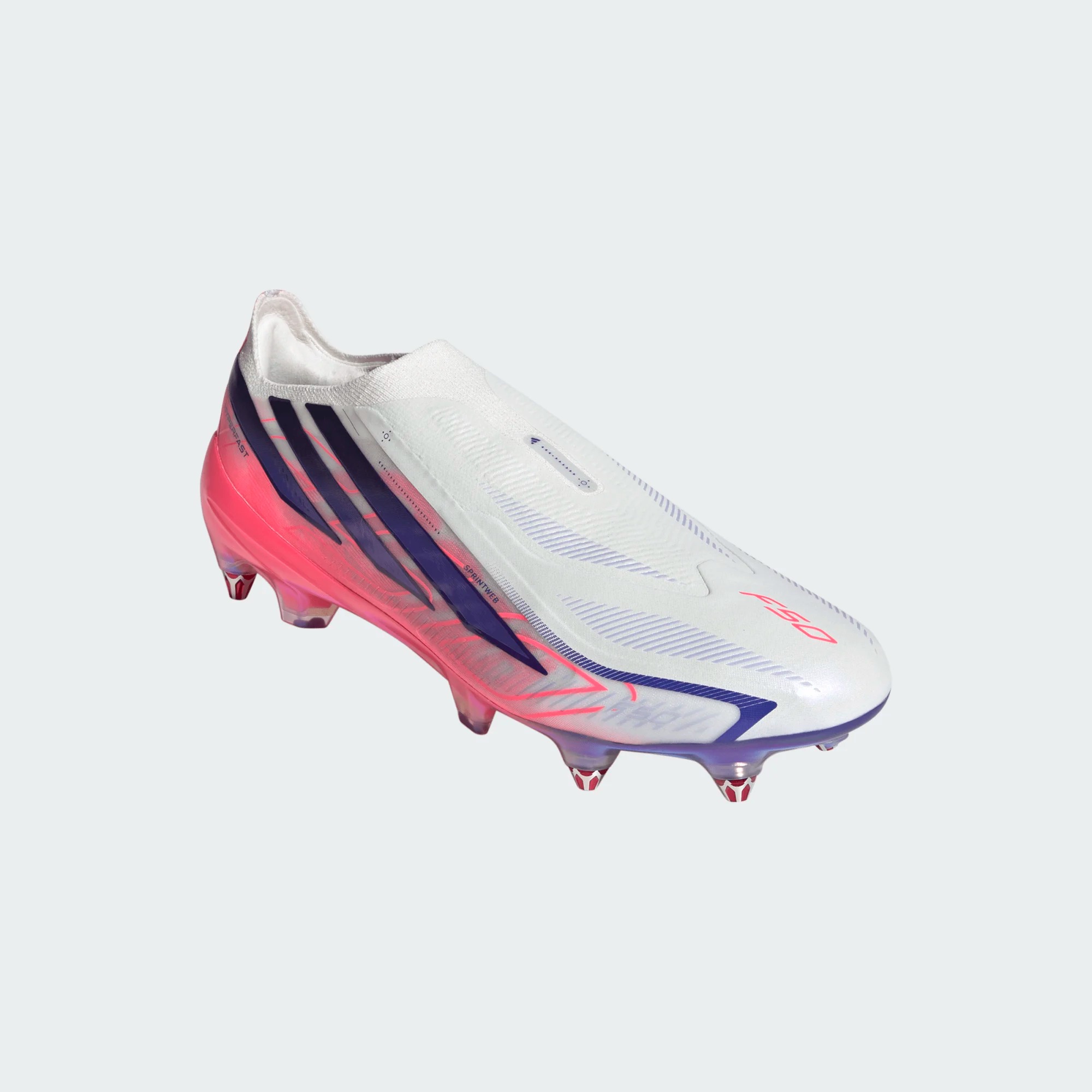ADIDAS F50 HYPERFAST ELITE LL SG WHITE/SOLAR PURPLE/SOLAR TURQOUISE