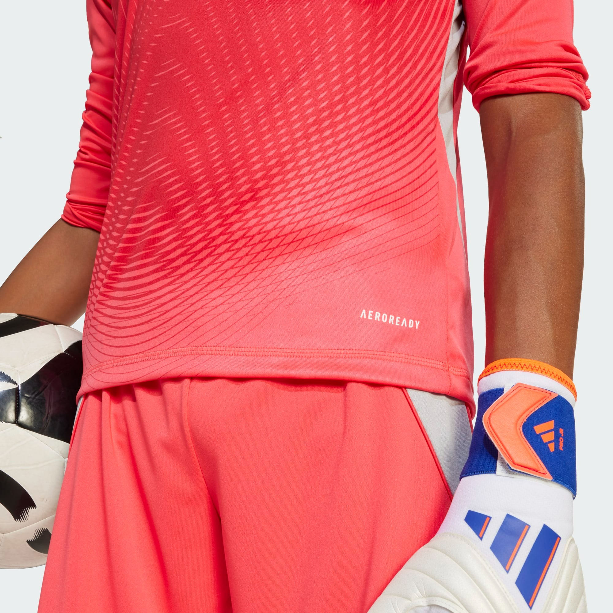 ADIDAS TIRO25 COMPETITION GK JERSEY LS YOUTH SHOCK RED