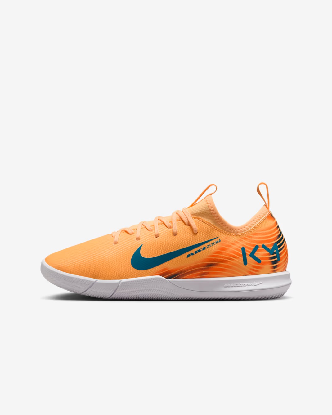 NIKE JR ZOOM VAPOR 16 ACADEMY KM IC MELON TINT/IGLOO/NEO TURQUOISE