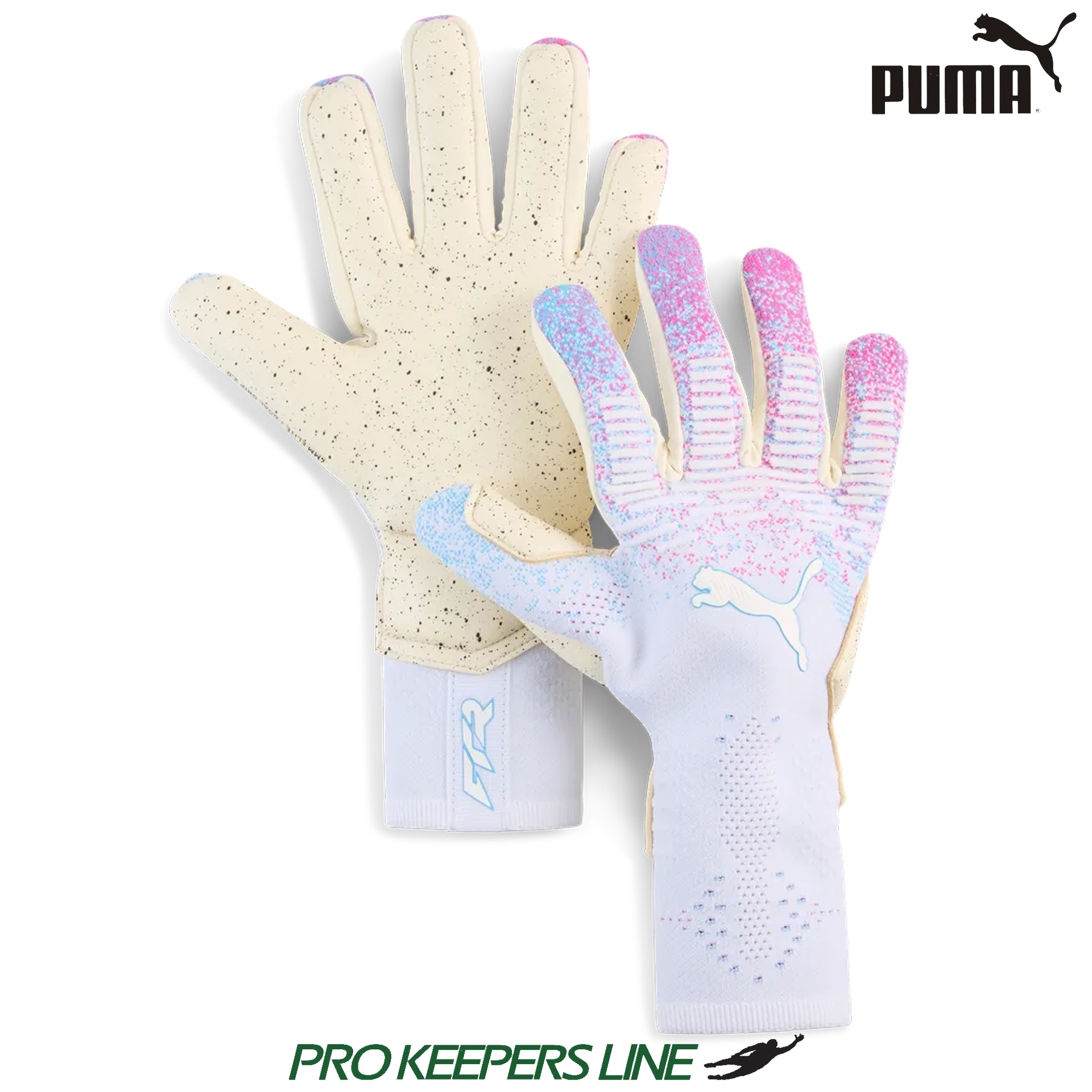 PUMA FUTURE ULTIMATE NC PUMA WHITE-LUMINOUS PINK-LUMINOUS BLUE