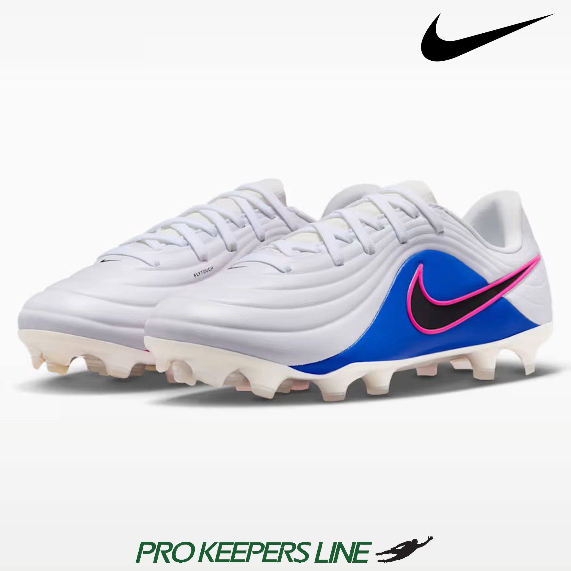 NIKE JR TIEMPO MAESTRO ACADEMY FGMG WHITE/BLACK/RACER BLUE