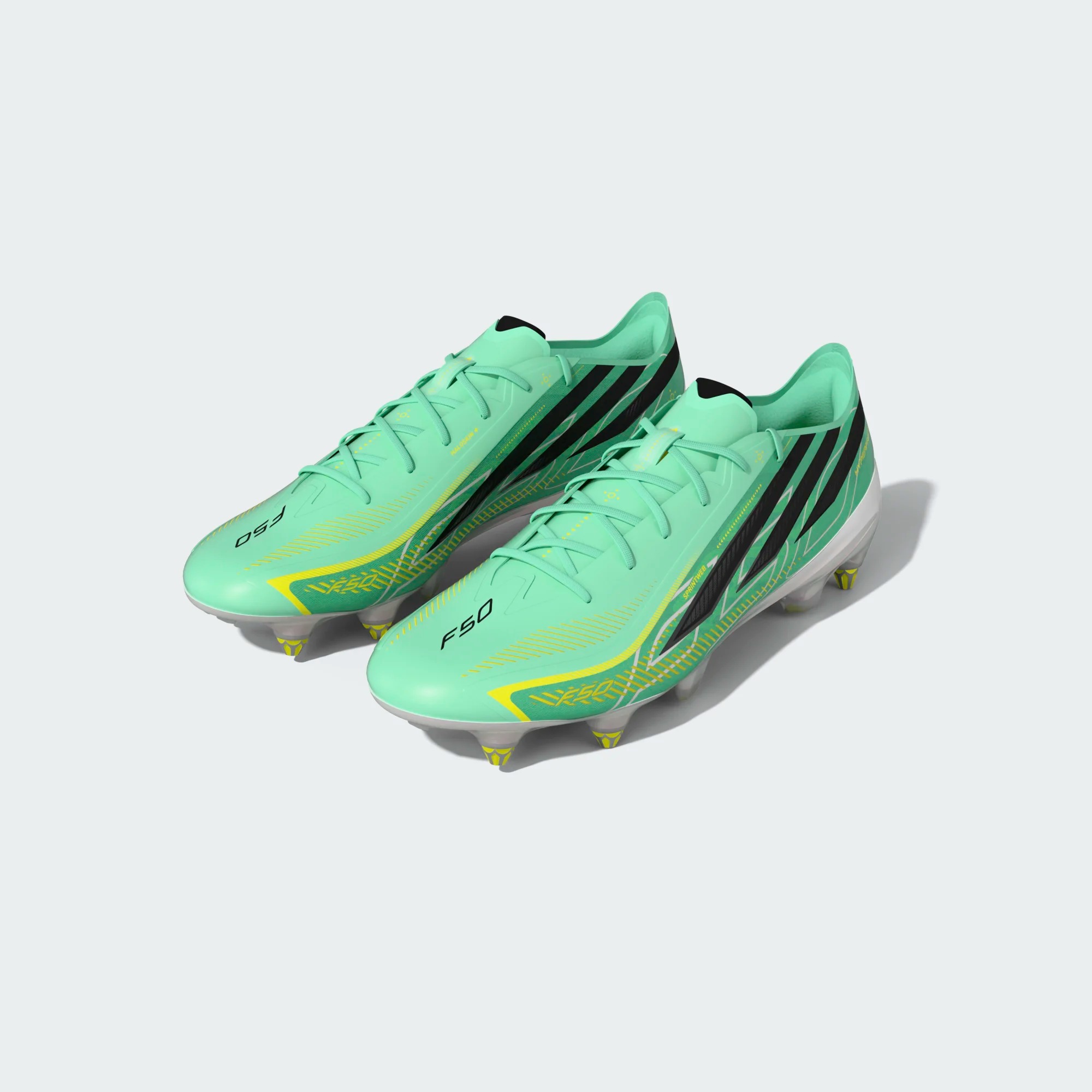 ADIDAS F50 HYPERFAST ELITE SG PULSE MINT/BLACK/WHITE