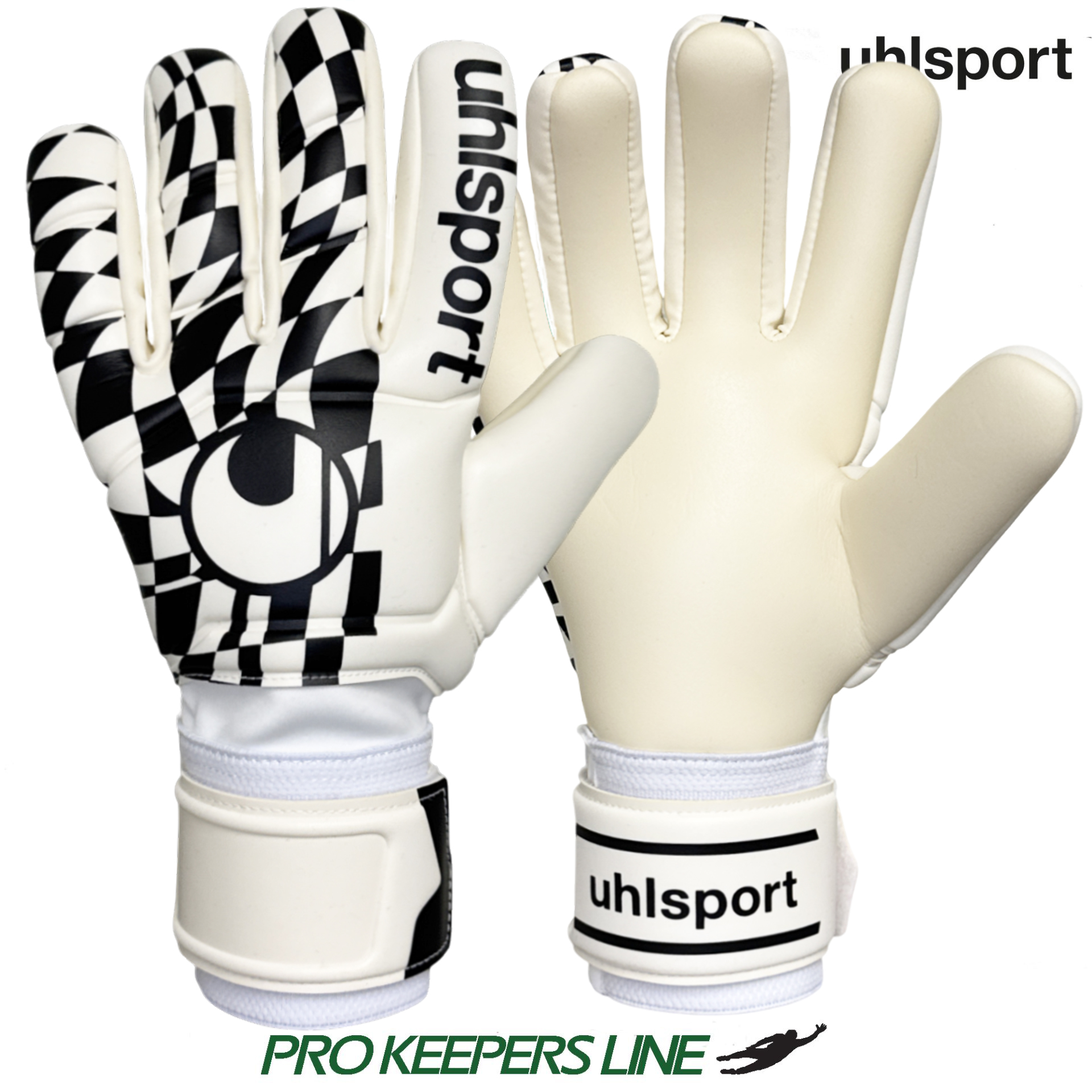 UHLSPORT ABSOLUTGRIP HN RETRO BLACK & WHITE
