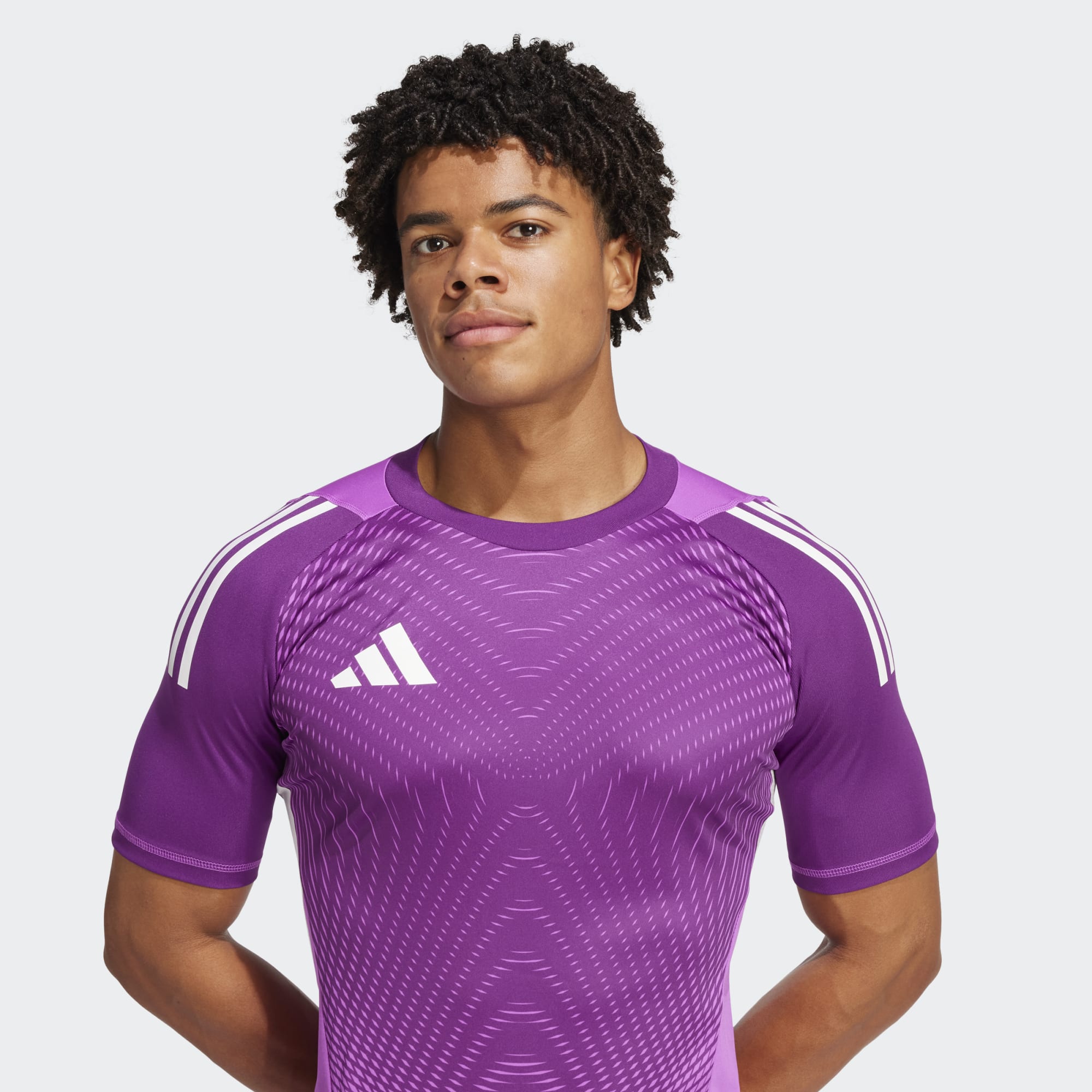 ADIDAS TIRO25 PRO GK JERSEY SHORT SLEEVE PURPLE BURST