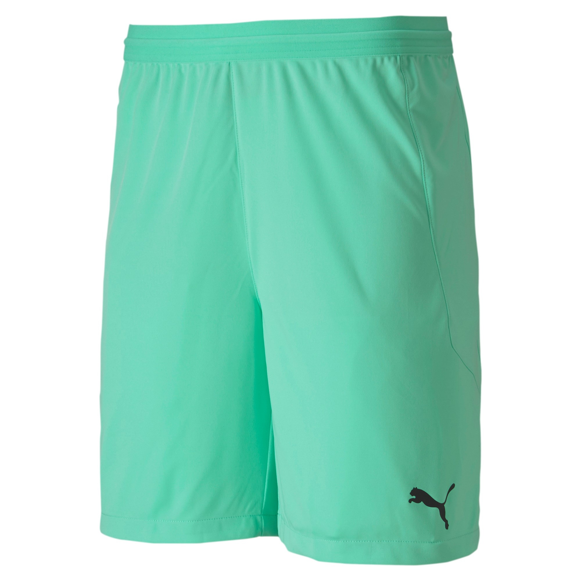 PUMA TEAMFINAL 21 KNIT SHORTS GREEN GLIMMER JUNIOR