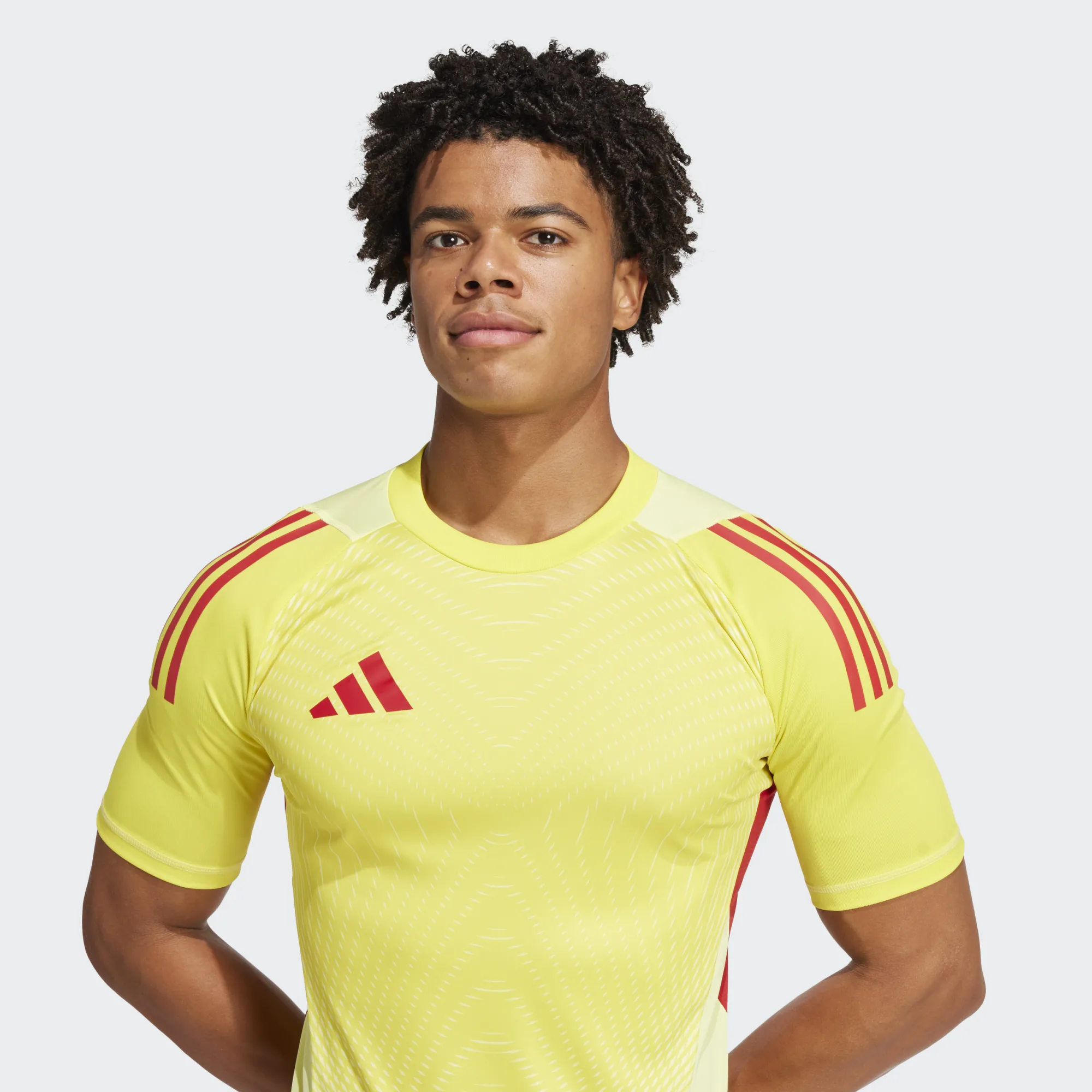 ADIDAS TIRO25 PRO GK JERSEY SHORT SLEEVE PULSE YELLOW