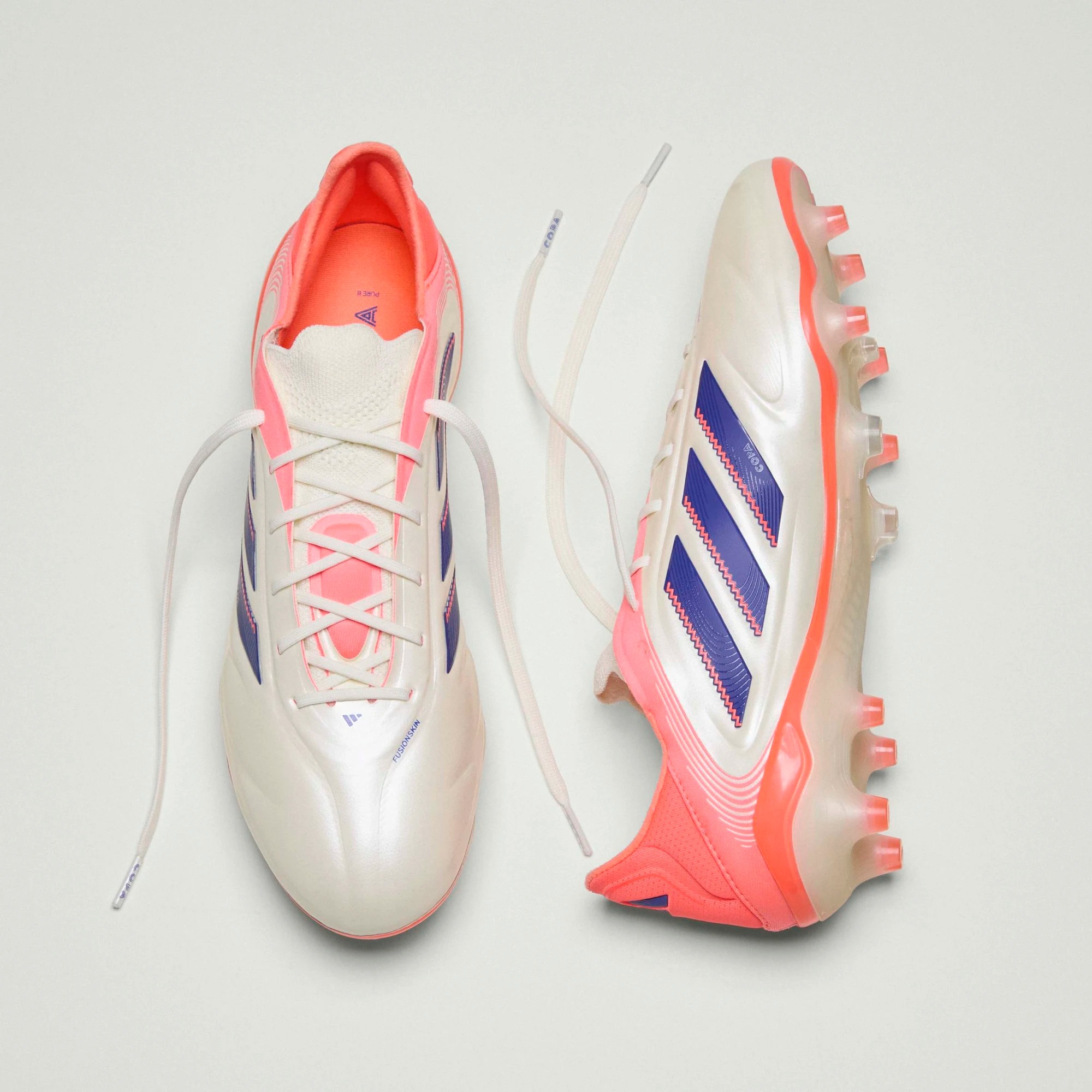 ADIDAS COPA PURE III ELITE FG WHITE/LUCID BLUE/SIGNAL CORAL