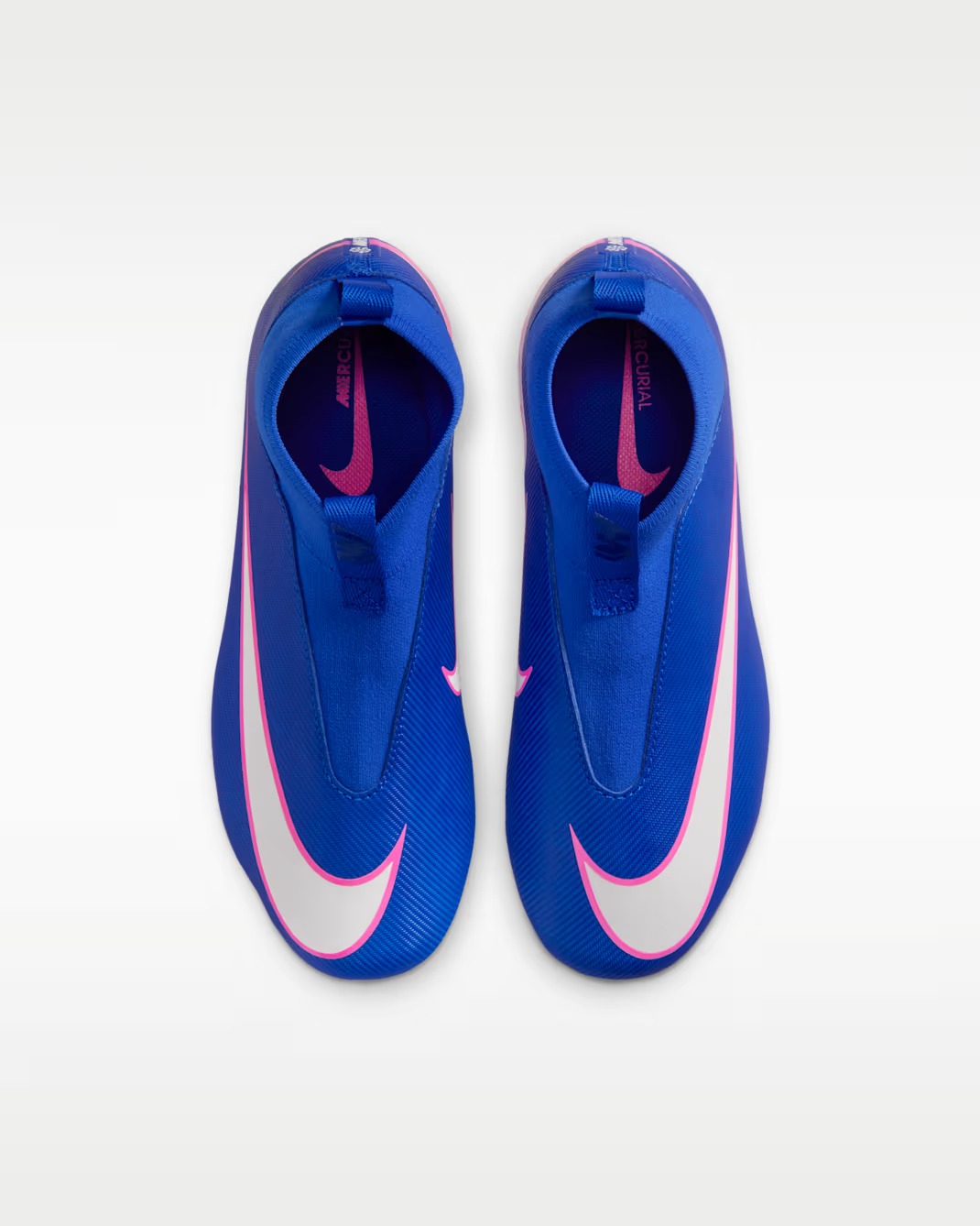 NIKE JR ZOOM SUPERFLY 10 ACADEMY FG/MG RACER BLUE/WHITE