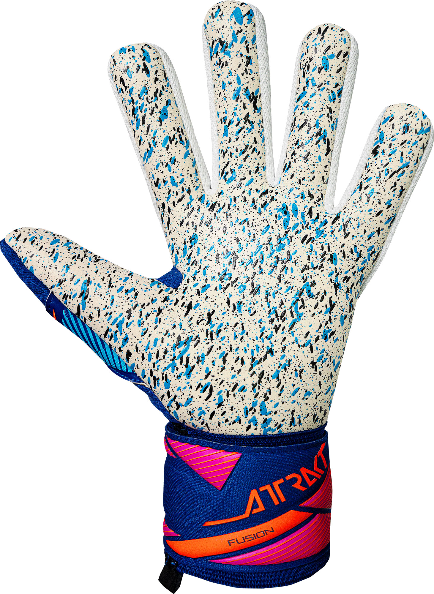 REUSCH ATTRAKT FUSION NC SHARP BLUE / WHITE / SHOCKING ORANGE