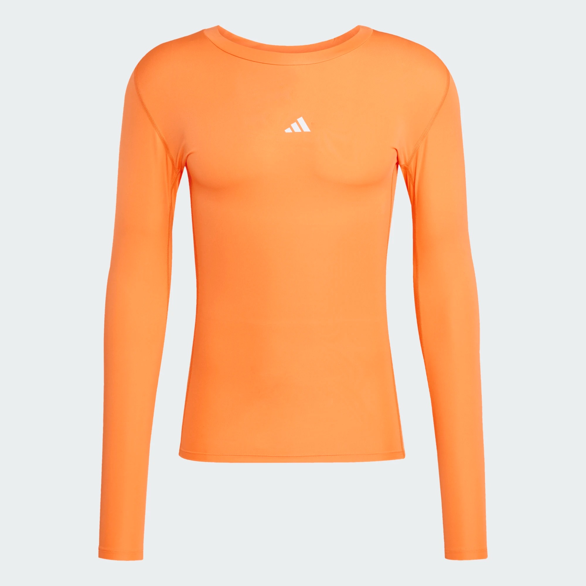 ADIDAS TF LS TEE TEAM SEMI SOLAR ORANGE