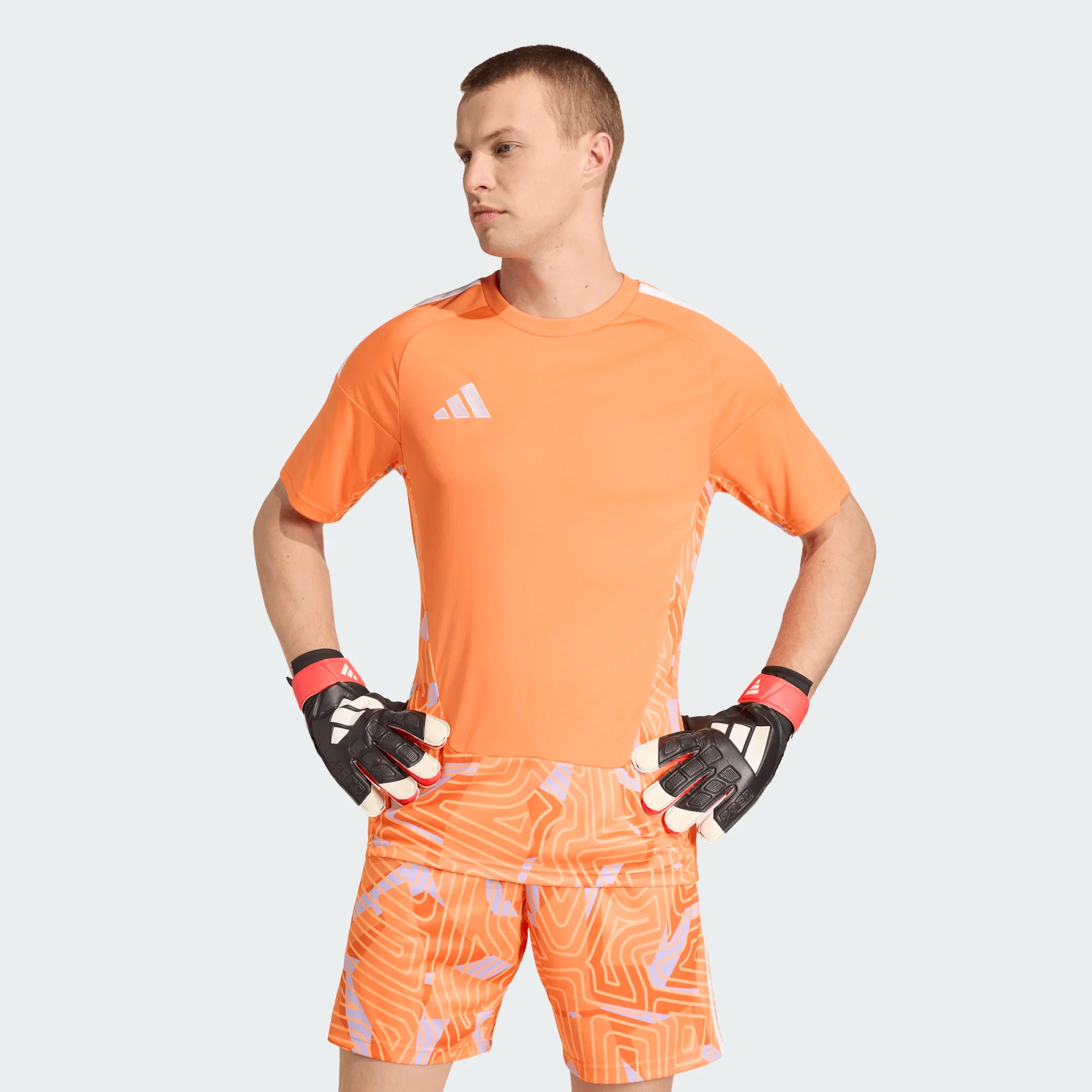ADIDAS TIRO26 COMPETITION GK JERSEY SHORT SLEEVE TEAM SEMI SOLAR ORANGE