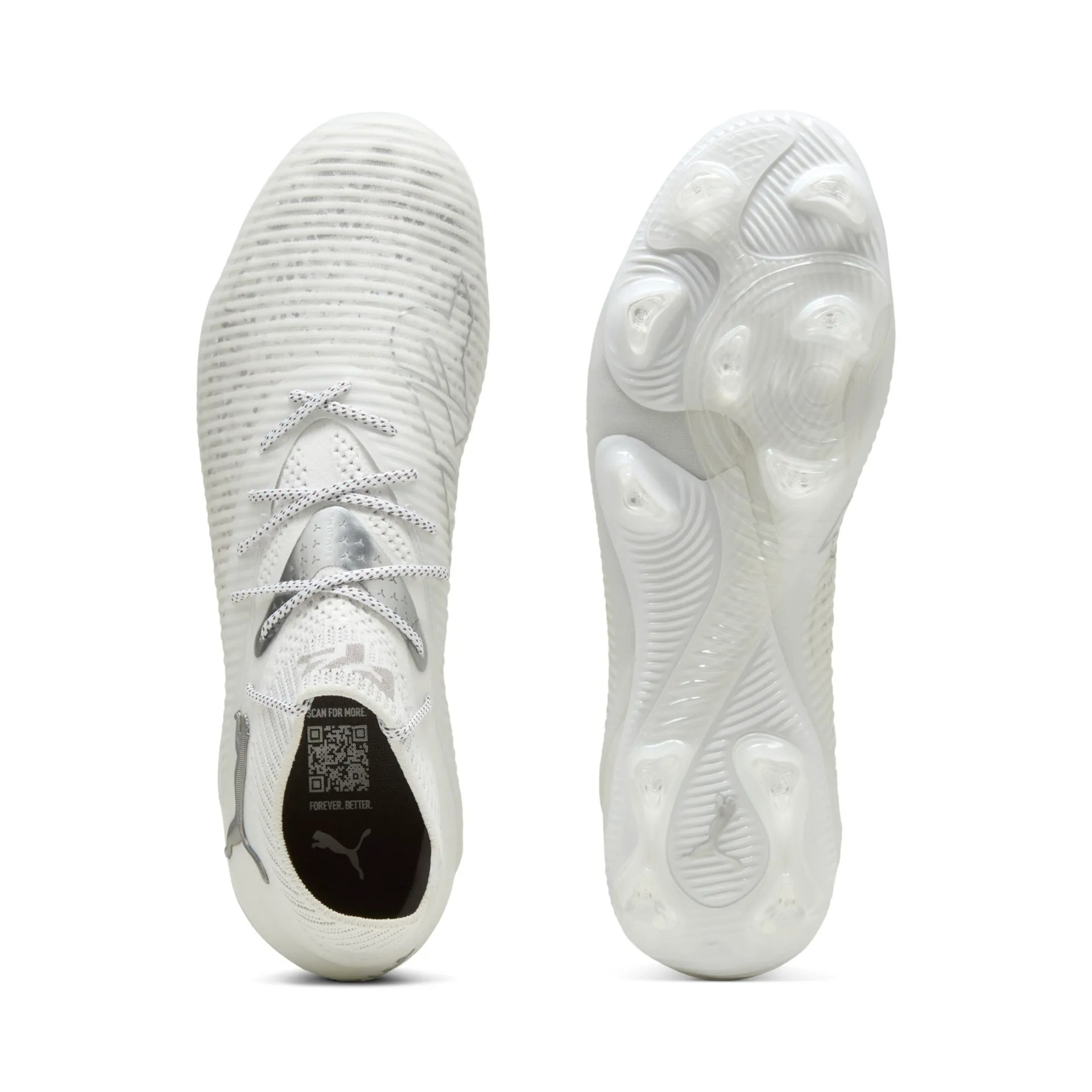 PUMA FUTURE 8 ULTIMATE FG PUMA WHITE-MATTE SILVER PUMA FUTURE 8 ULTIMATE FG PUMA WHITE-MATTE SILVER