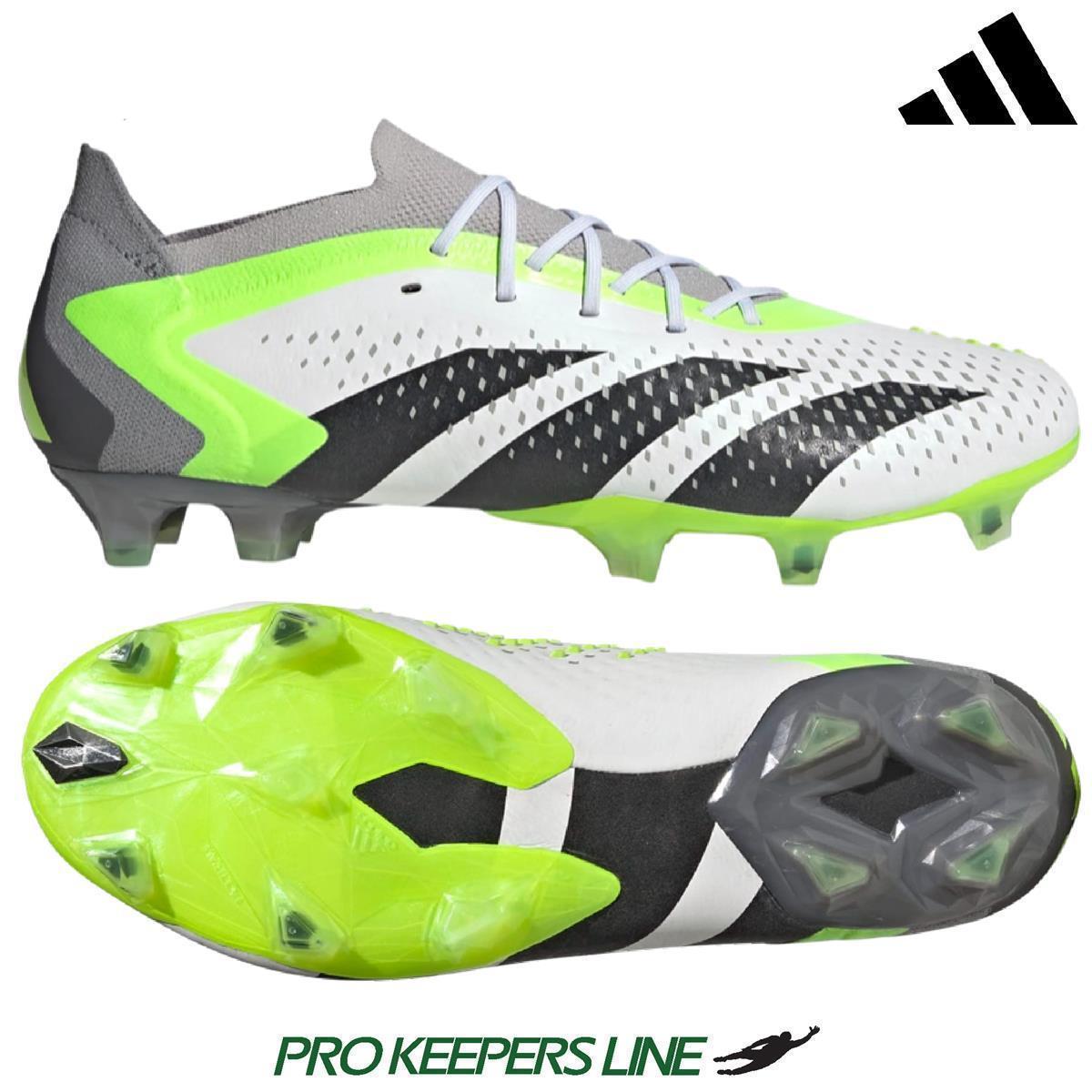 ADIDAS PREDATOR ACCURACY.1 LOW FG FOOTWEAR WHITE/CORE BLACK/LUCID