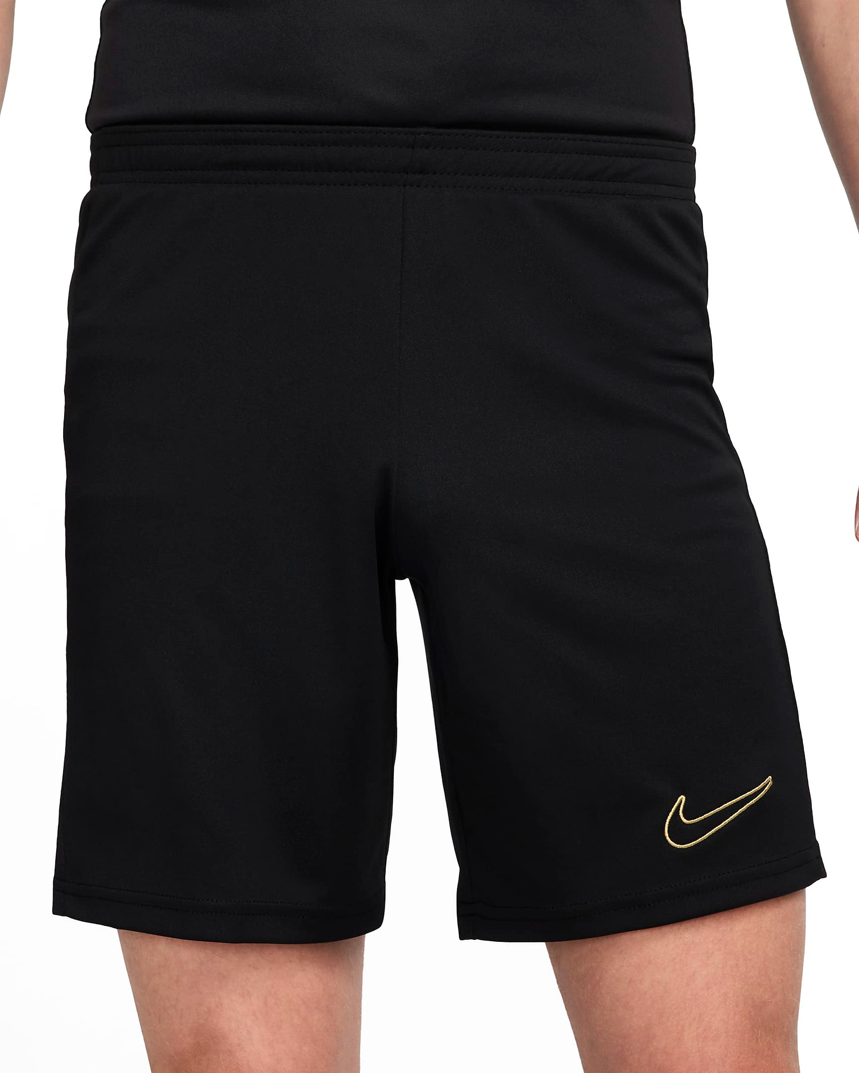 NIKE ACADEMY MEN'S DRI-FIT SHORT BLACK/BLACK/METALLIC GOLD