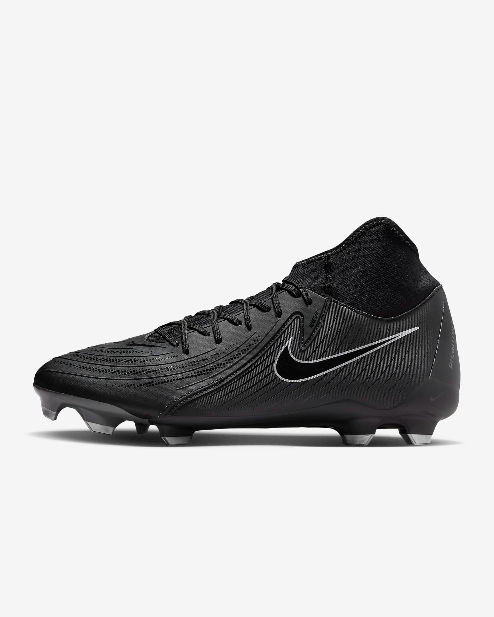NIKE PHANTOM LUNA II ACADEMY FG/MG BLACK/BLACK | US 10.5 (UK 9.5