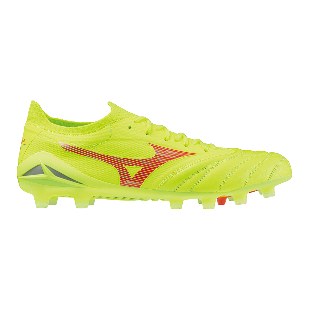 MIZUNO MORELIA NEO IV BETA SAFETY YELLOW/FIERY CORAL 2/SAFETY