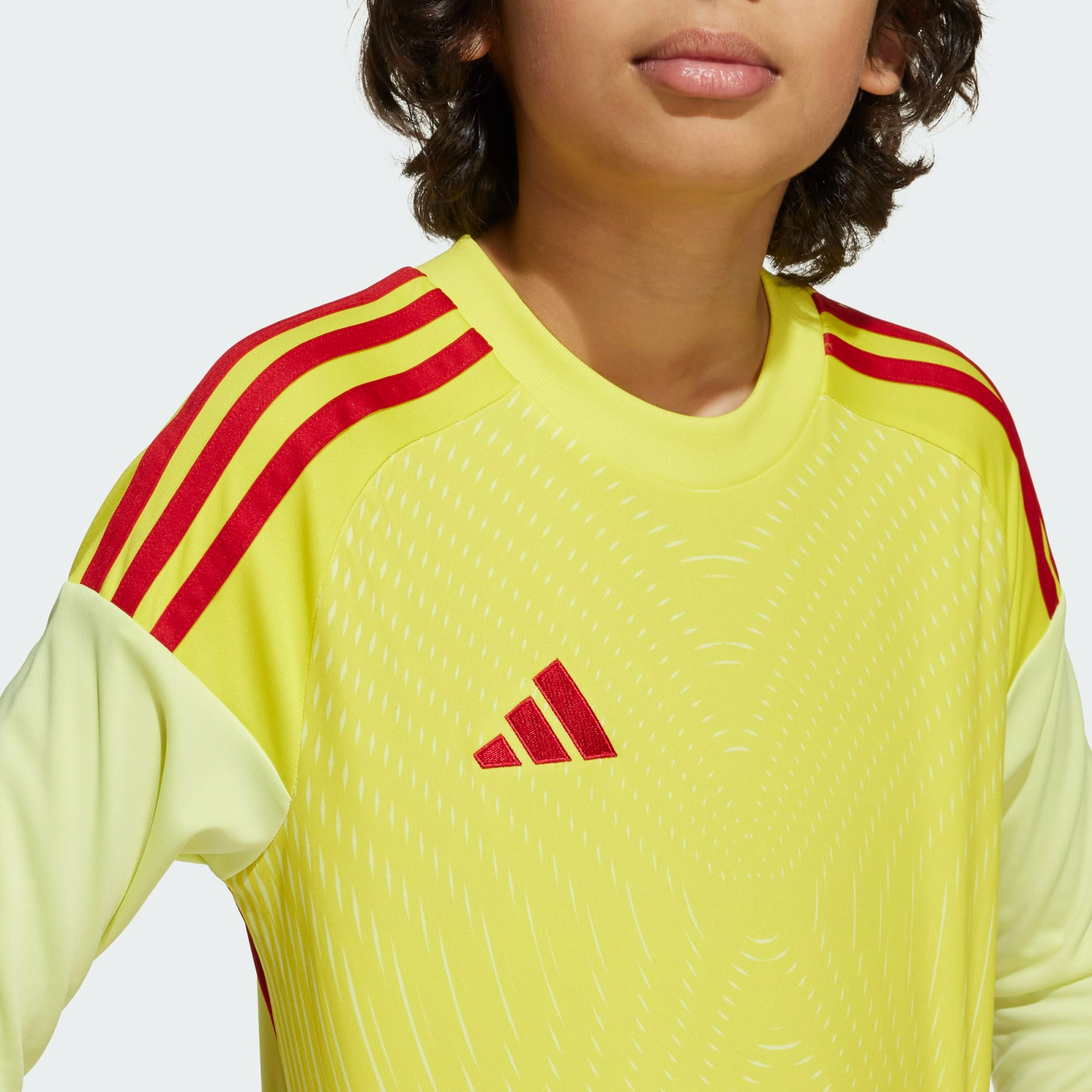 ADIDAS TIRO25 COMPETITION GK JERSEY LS YOUTH PULSE YELLOW ADIDAS TIRO25 COMPETITION GK JERSEY LS YOUTH PULSE YELLOW