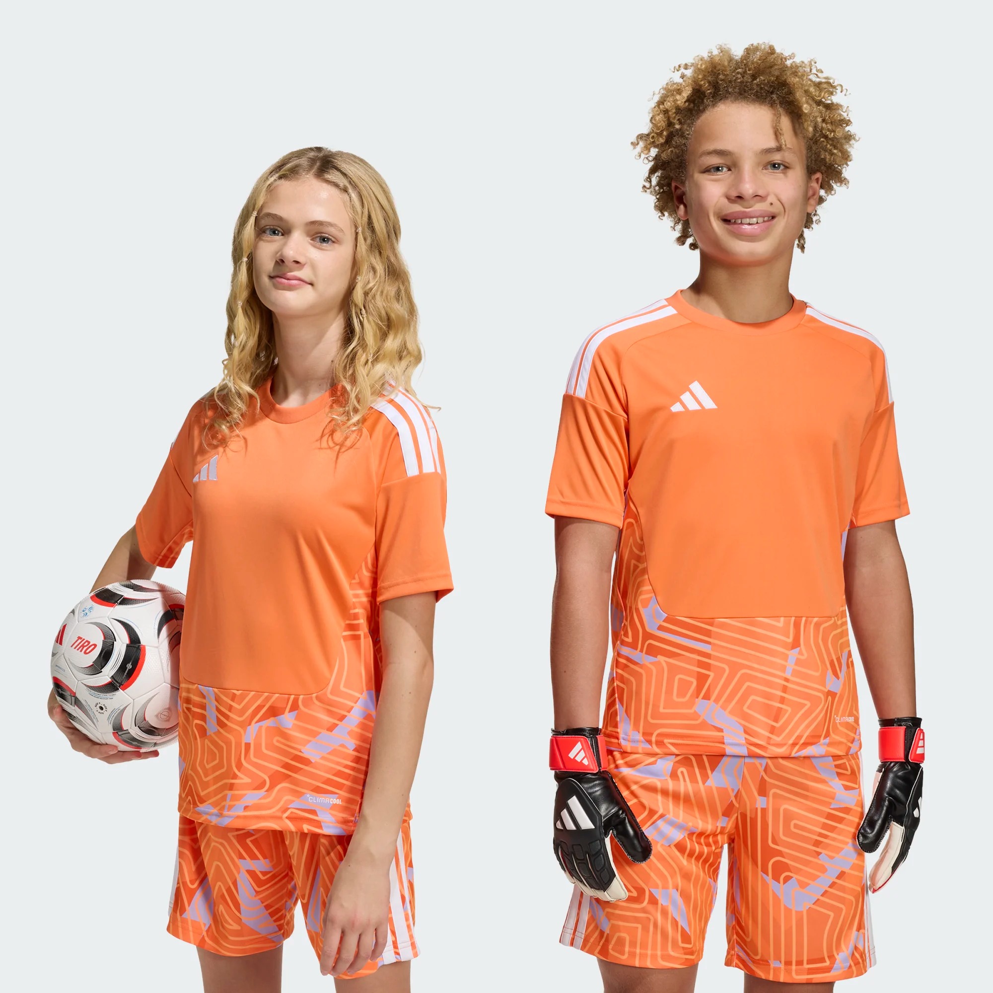 ADIDAS TIRO26 COMPETITION GK JERSEY SHORT SLEEVE TEAM SEMI SOLAR ORANGE JUNIOR