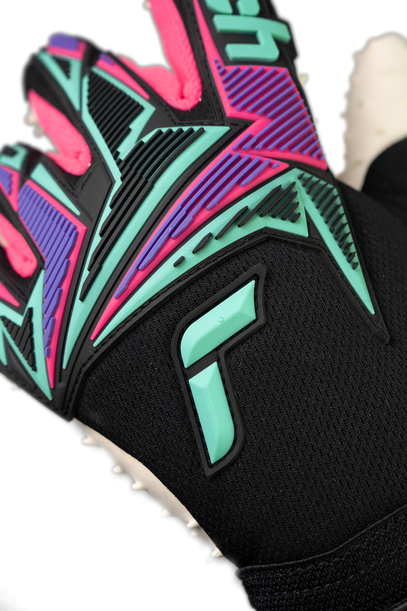 REUSCH ATTRAKT FREEGEL SPEEDBUMP BLACK/NEON LIGHTS