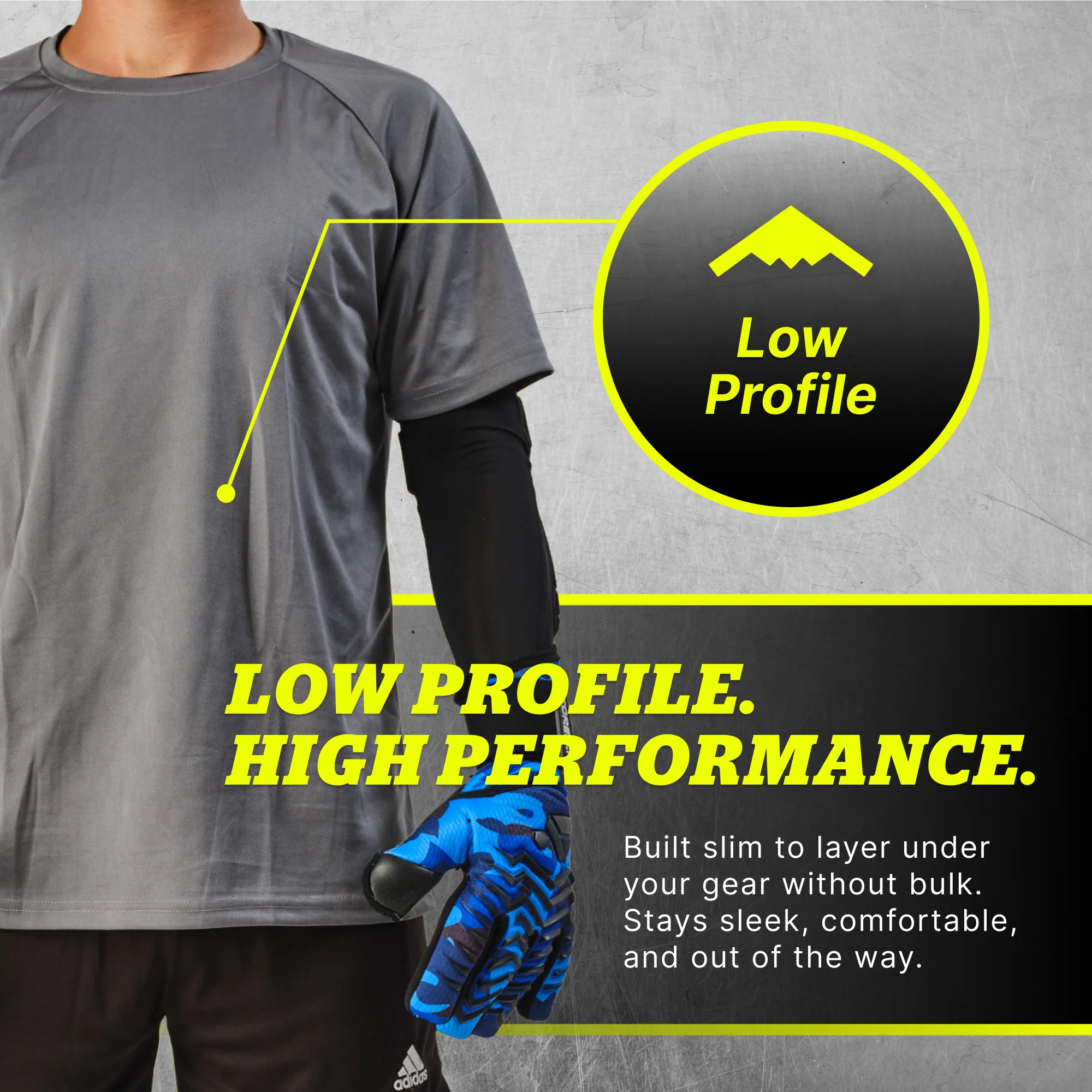 BODYSHIELD GOALKEEPER LIGHT MATCHDAY 3/4 UNDERSHIRT (PADDED)