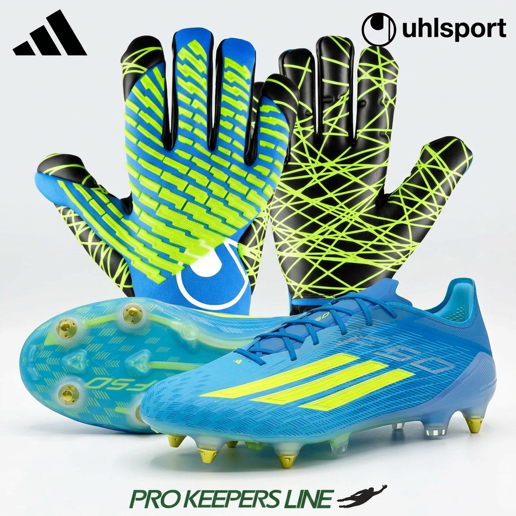 BOOTS/GLOVES BLUE/LIME BUNDLE DEAL